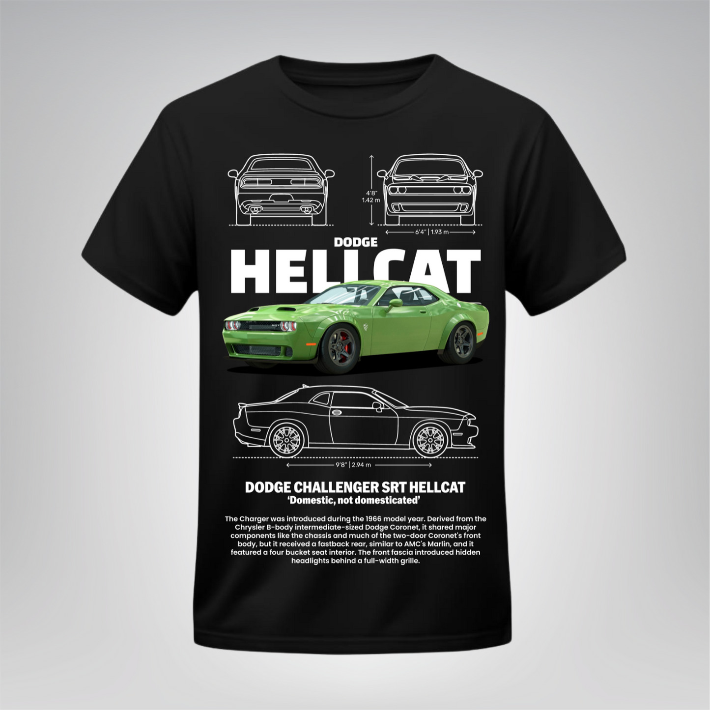 Polera Hellcat – Dodge Challenger