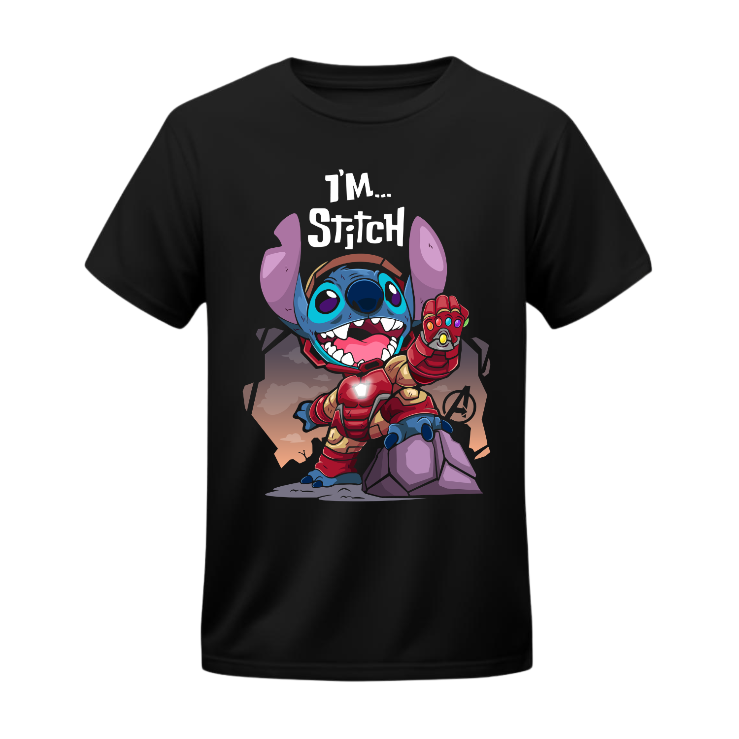 Polera Stitch Iron Man – Lilo & Stitch x Marvel
