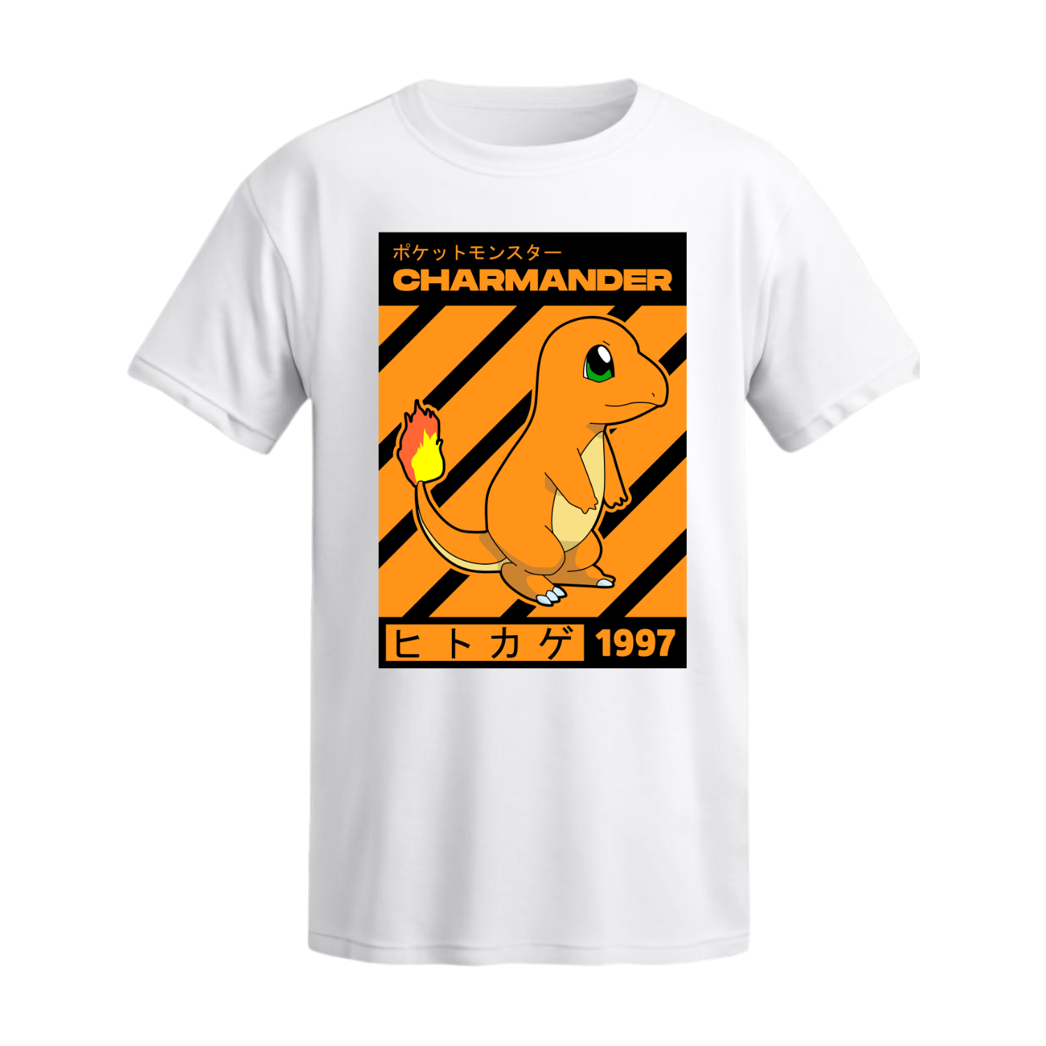 Polera Charizard Retro Kanji – Pokémon