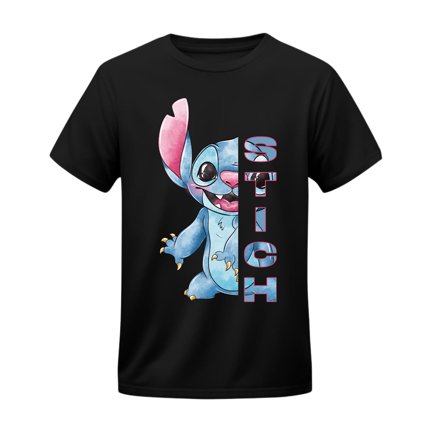 Polera Stitch Watercolor Vertical – Lilo & Stitch