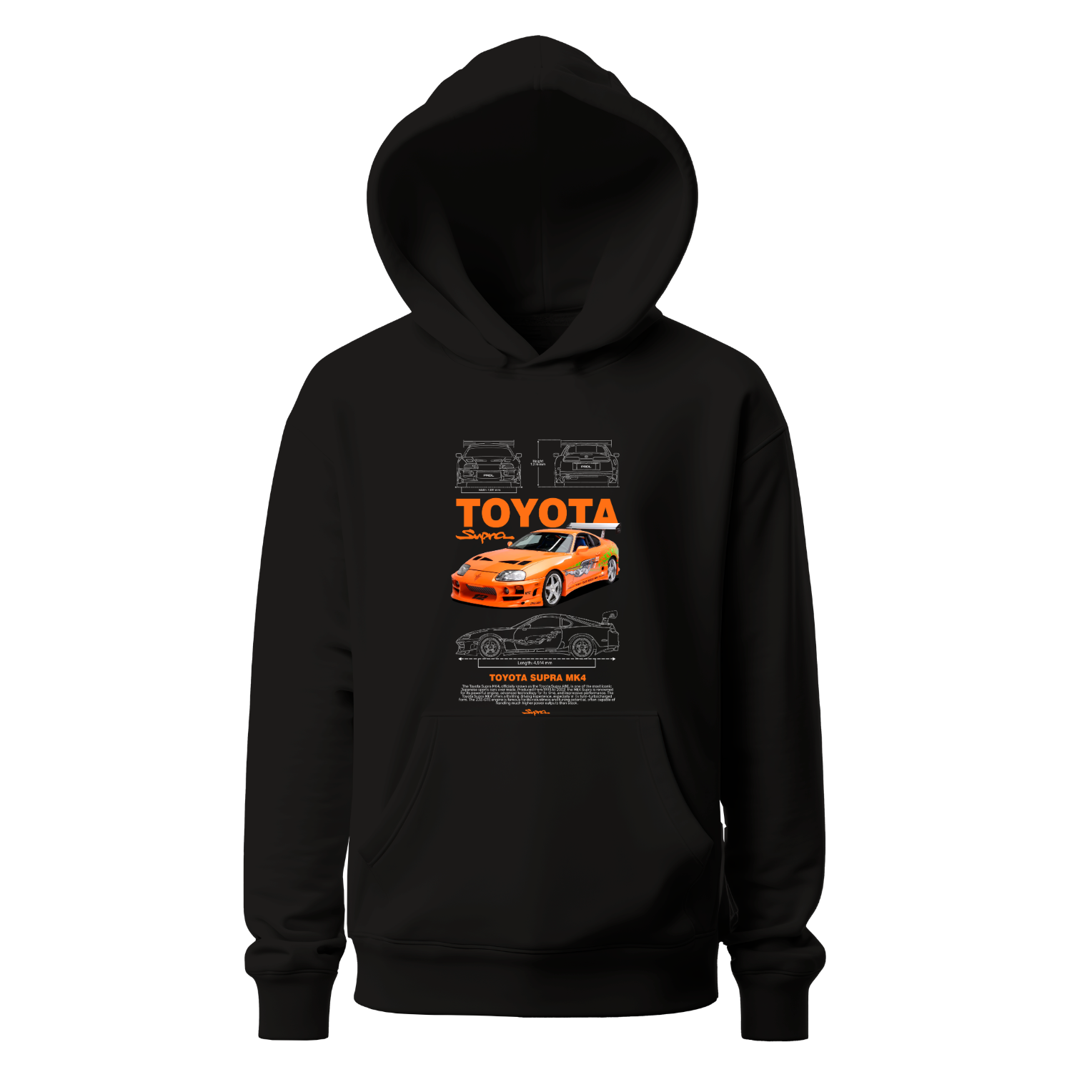 Polerón Toyota Supra MK4 Orange – Toyota