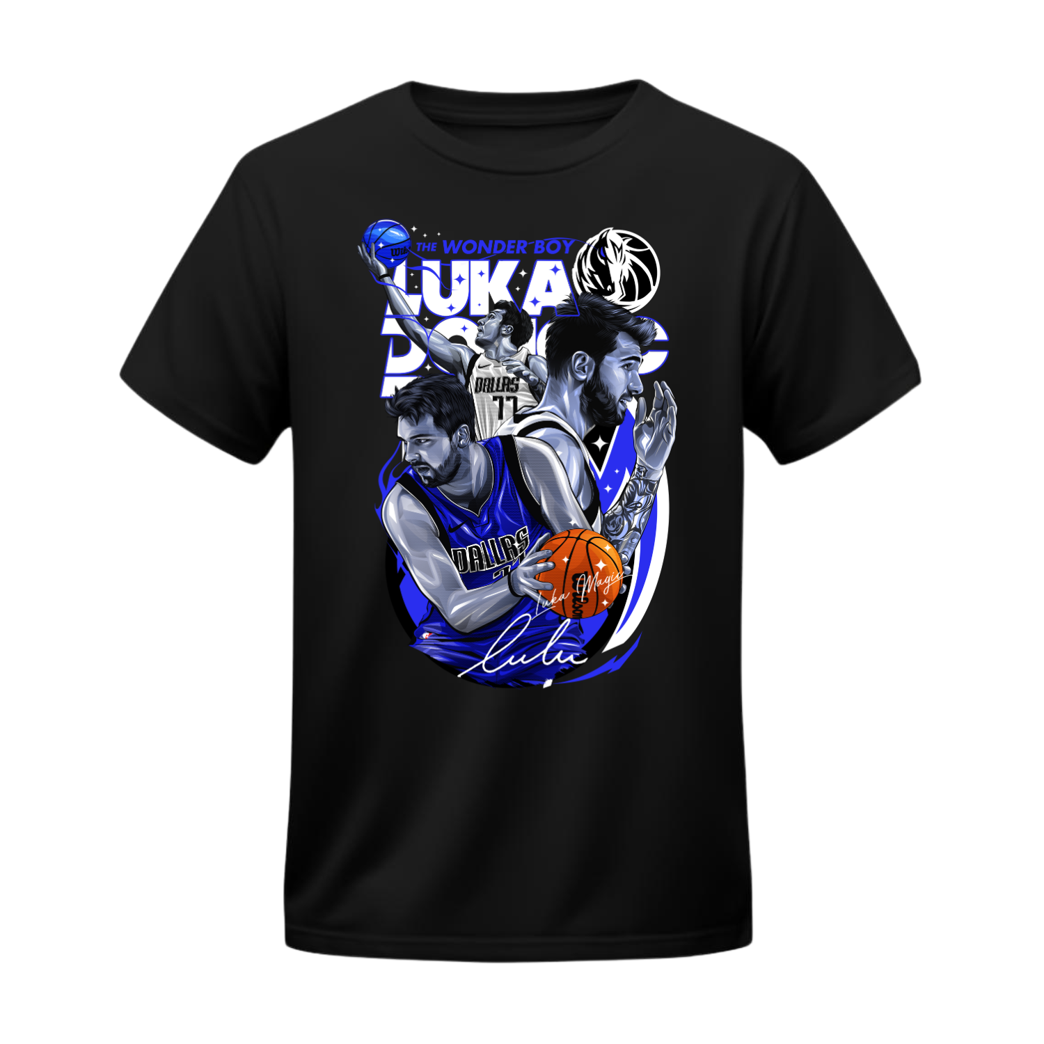 Polera Luka Dončić "The Wonder Boy" – Dallas Mavericks