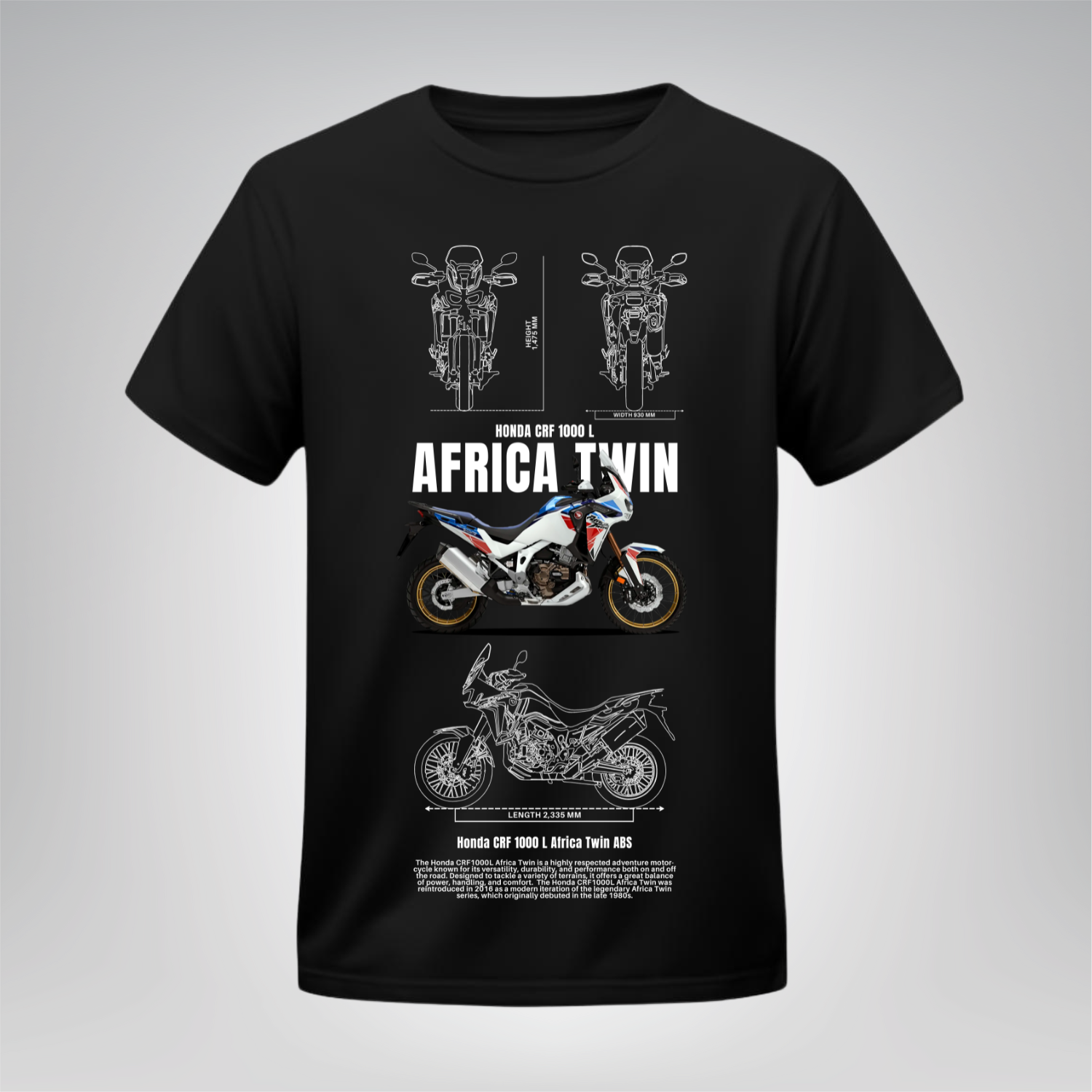 Polera Africa Twin – Honda