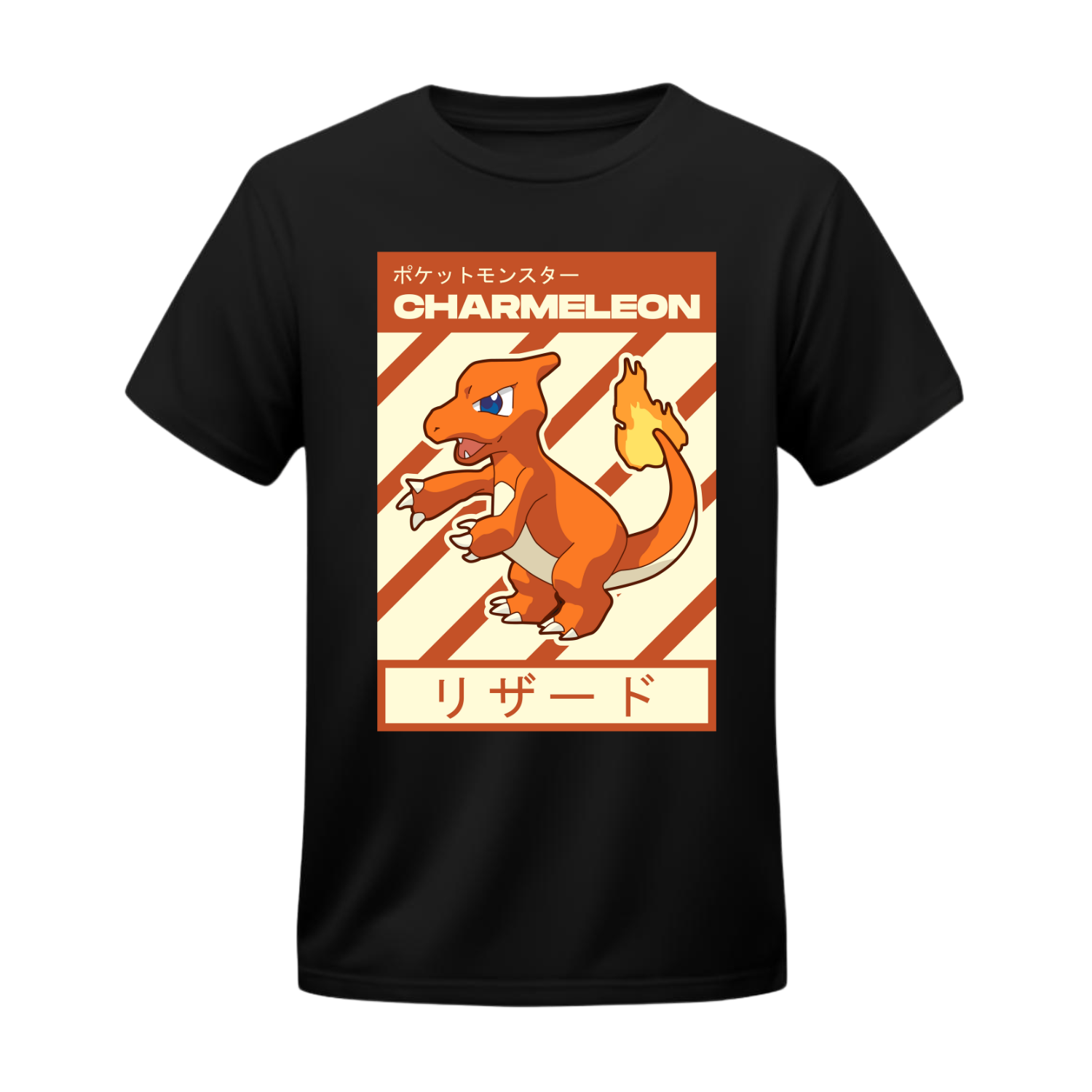 Polera Charmeleon Retro Kanji – Pokémon