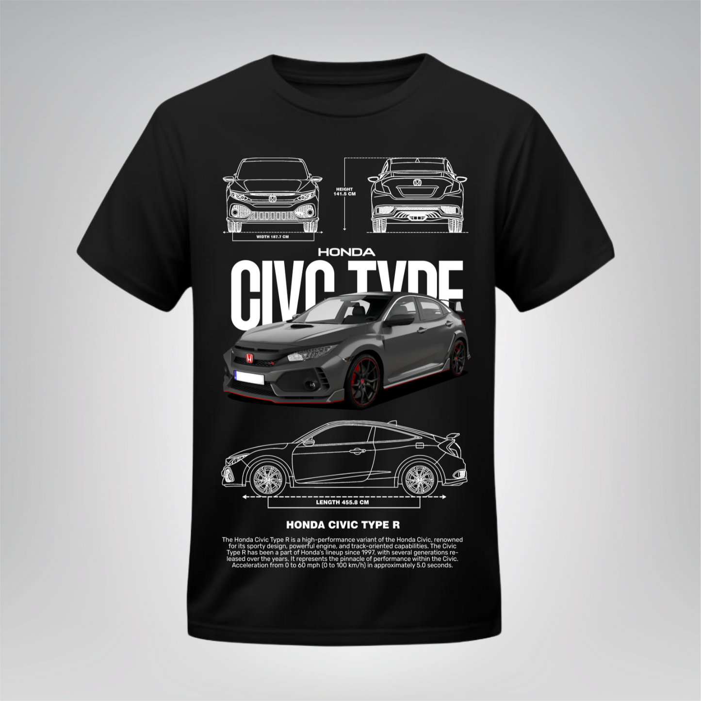 Polera Honda Civic Type R – JDM Legend