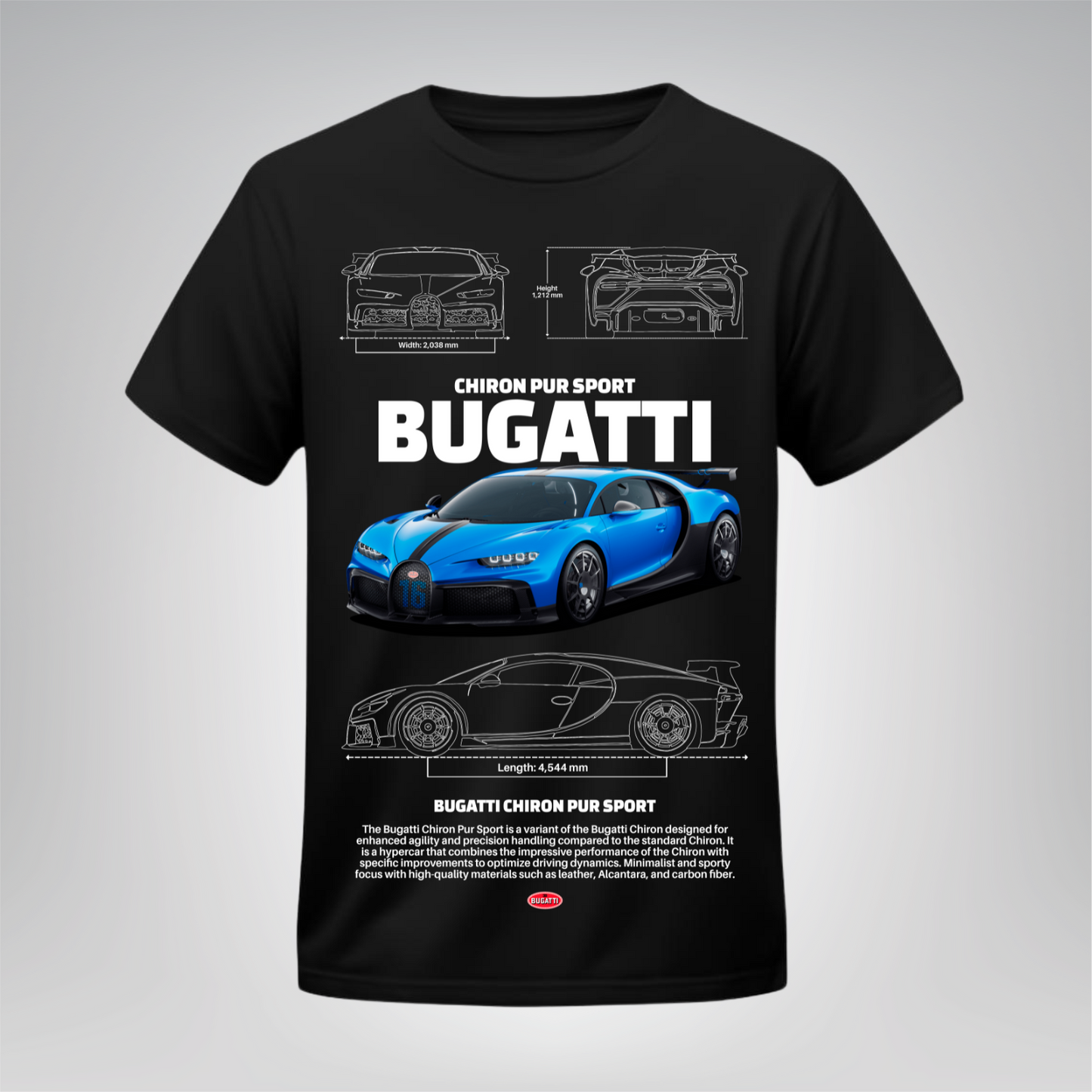 Polera Chiron Pur Sport – Bugatti