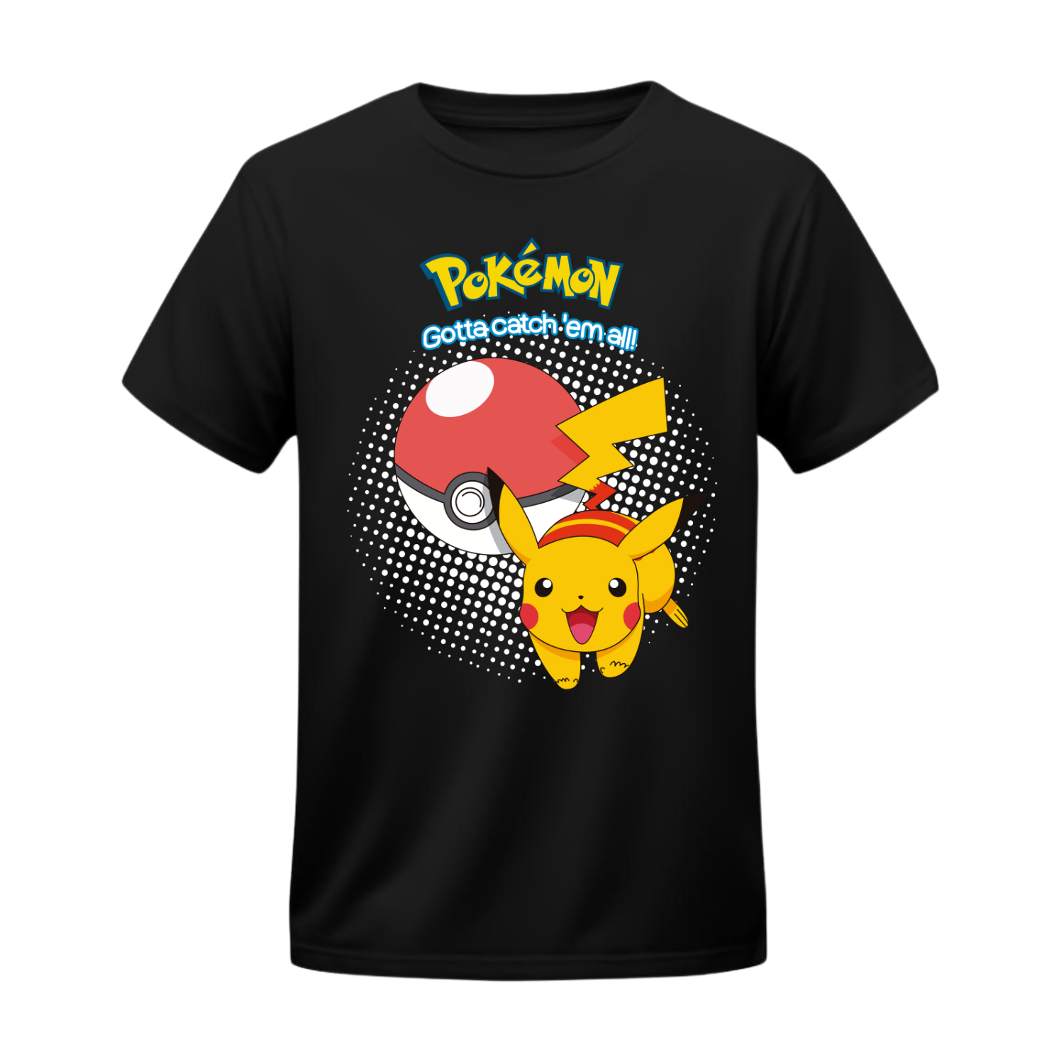 Polera Pikachu Gotta Catch 'Em All – Pokémon