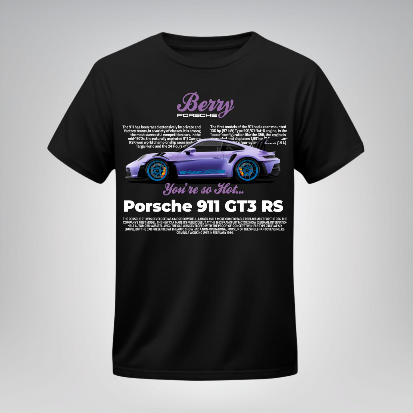 Polera Porsche 911 GT3 RS – Berry Edition