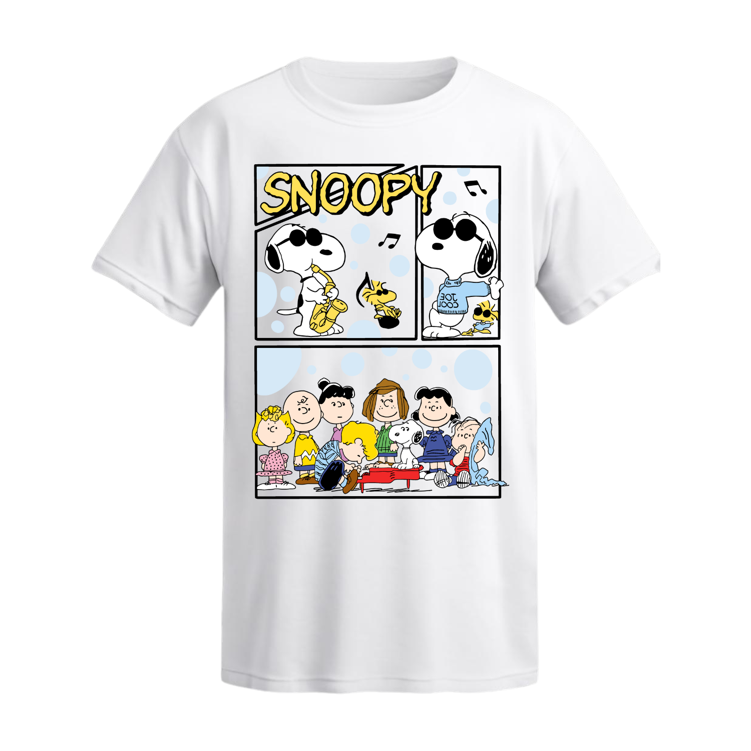 Polera Peanuts Jazz & Friends Snoopy – Peanuts