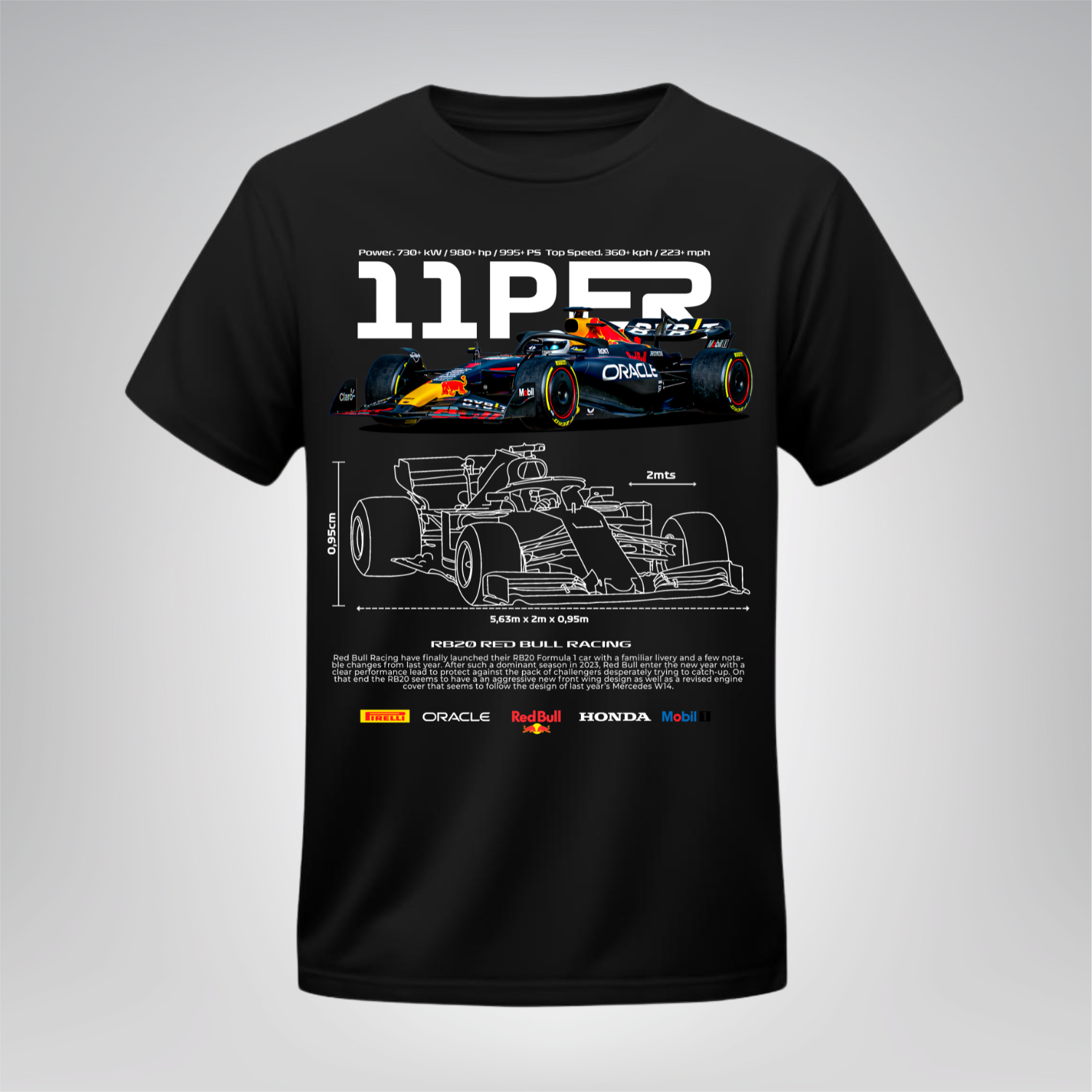 Polera 11PER – Red Bull