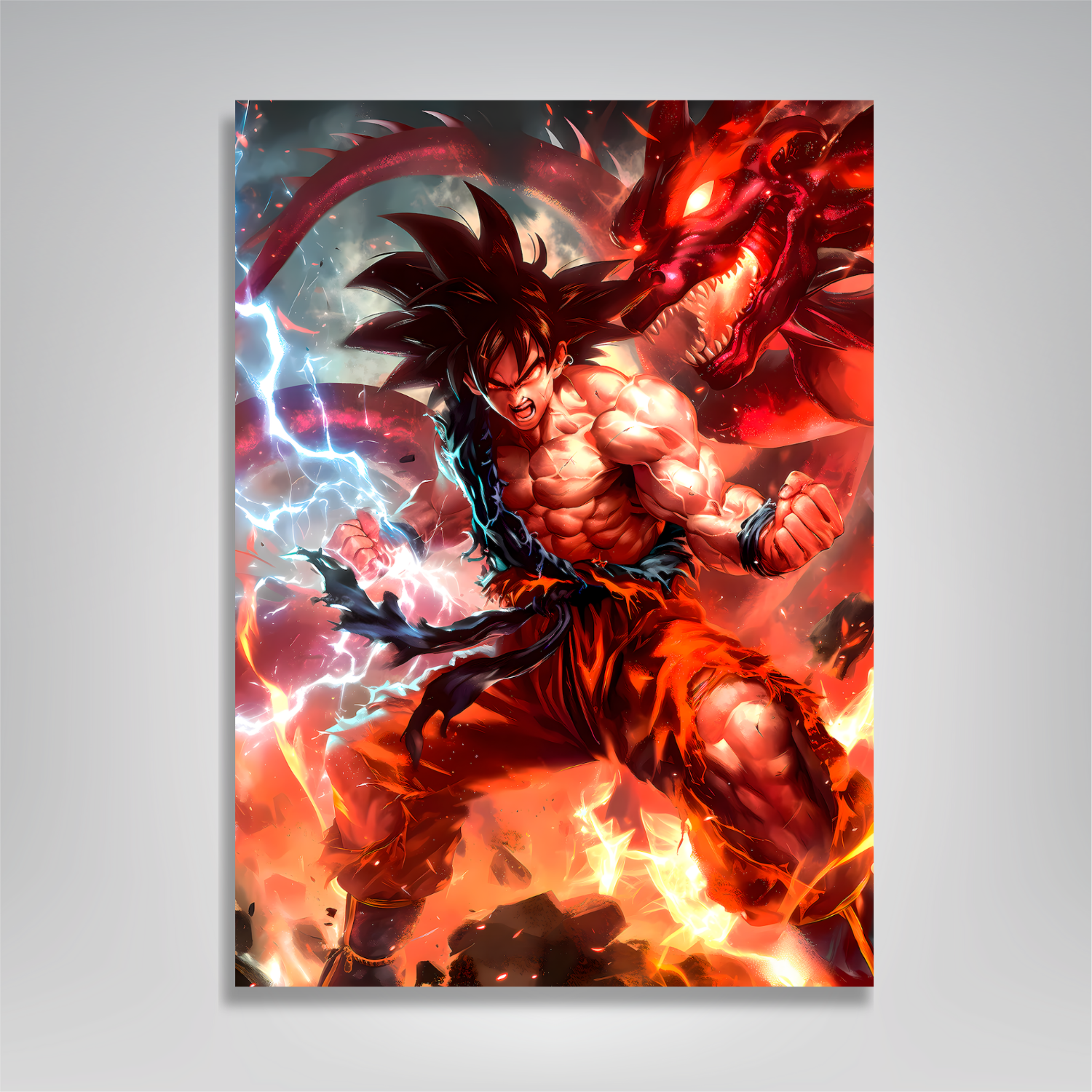 Cuadro Furia del Dragón – Dragon Ball