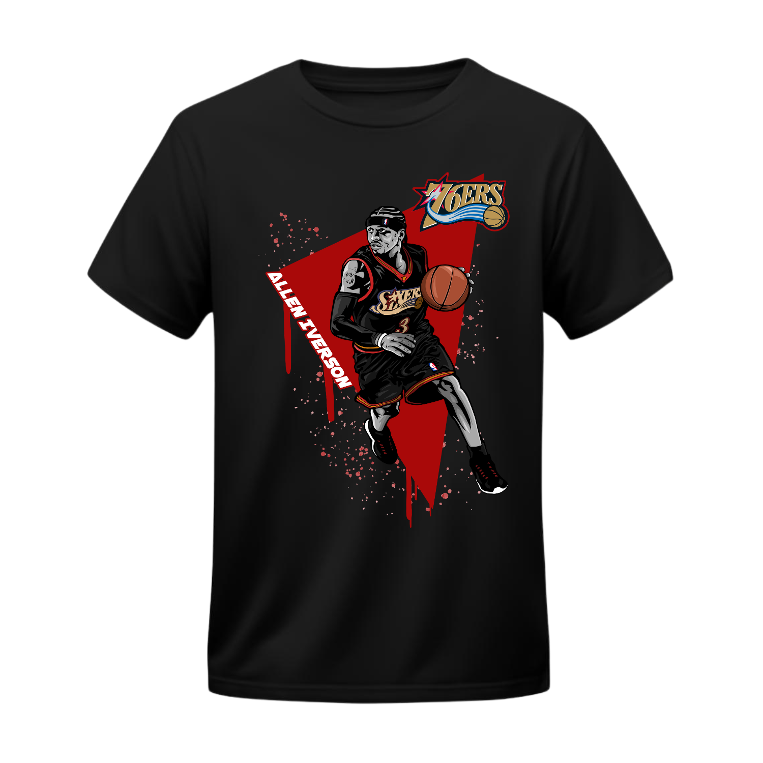 Polera Iverson Crossover – Philadelphia 76ers