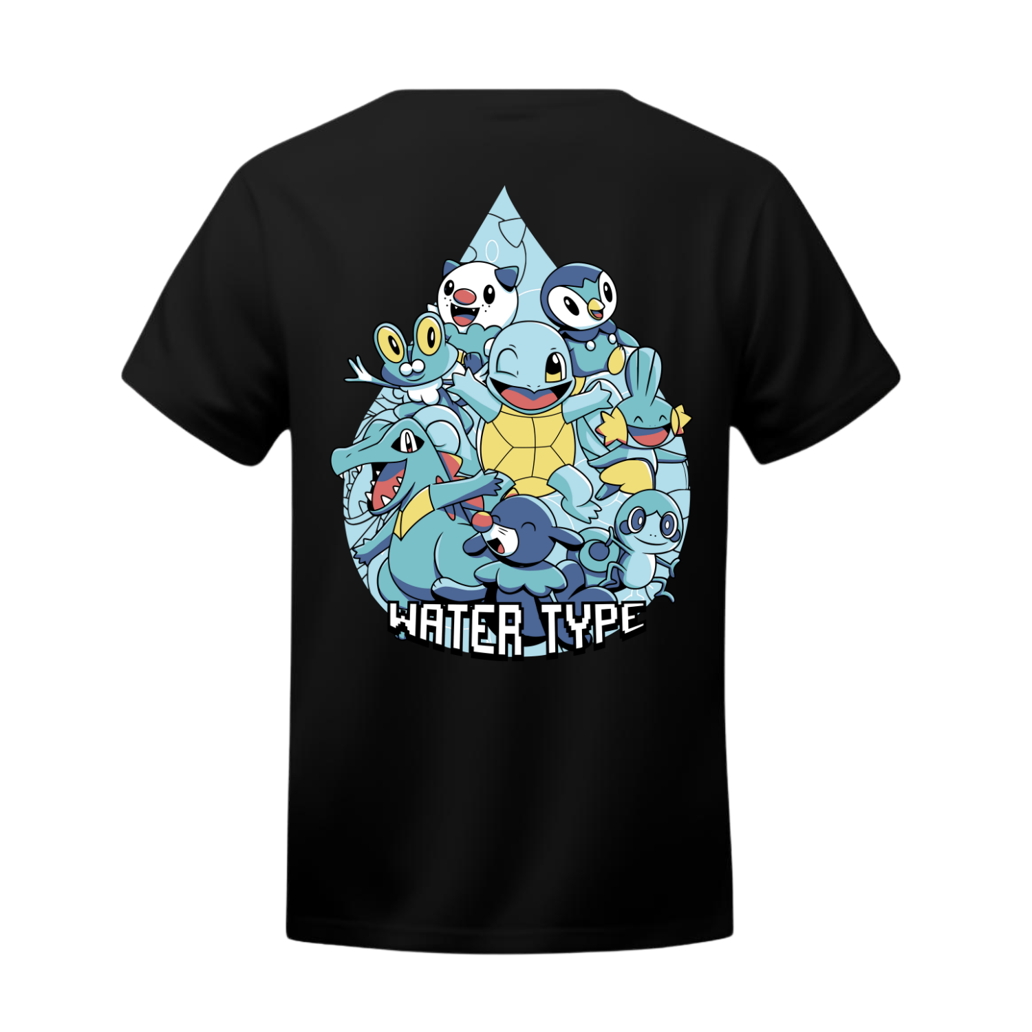 Polera Water Type Squad – Pokémon