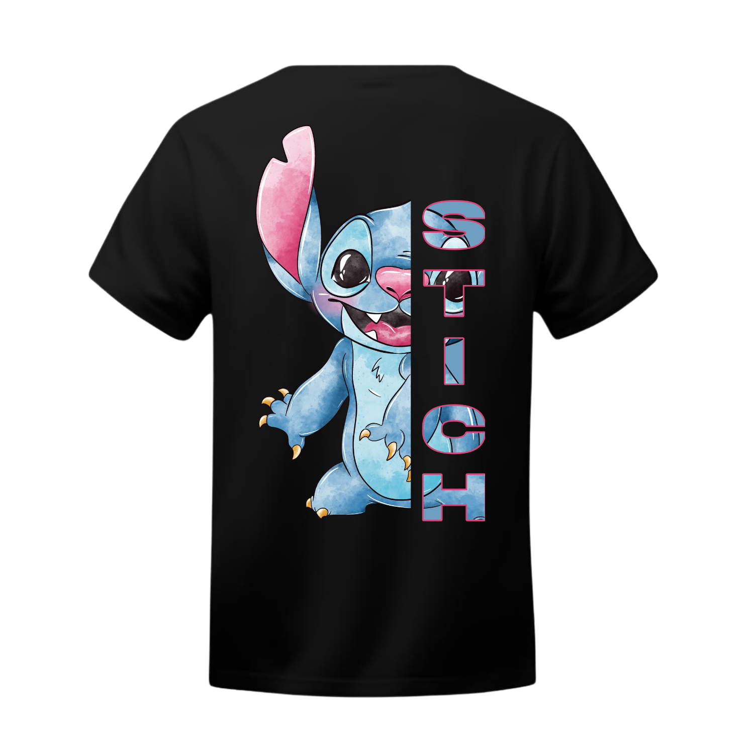 Polera Stitch Watercolor Vertical – Lilo & Stitch