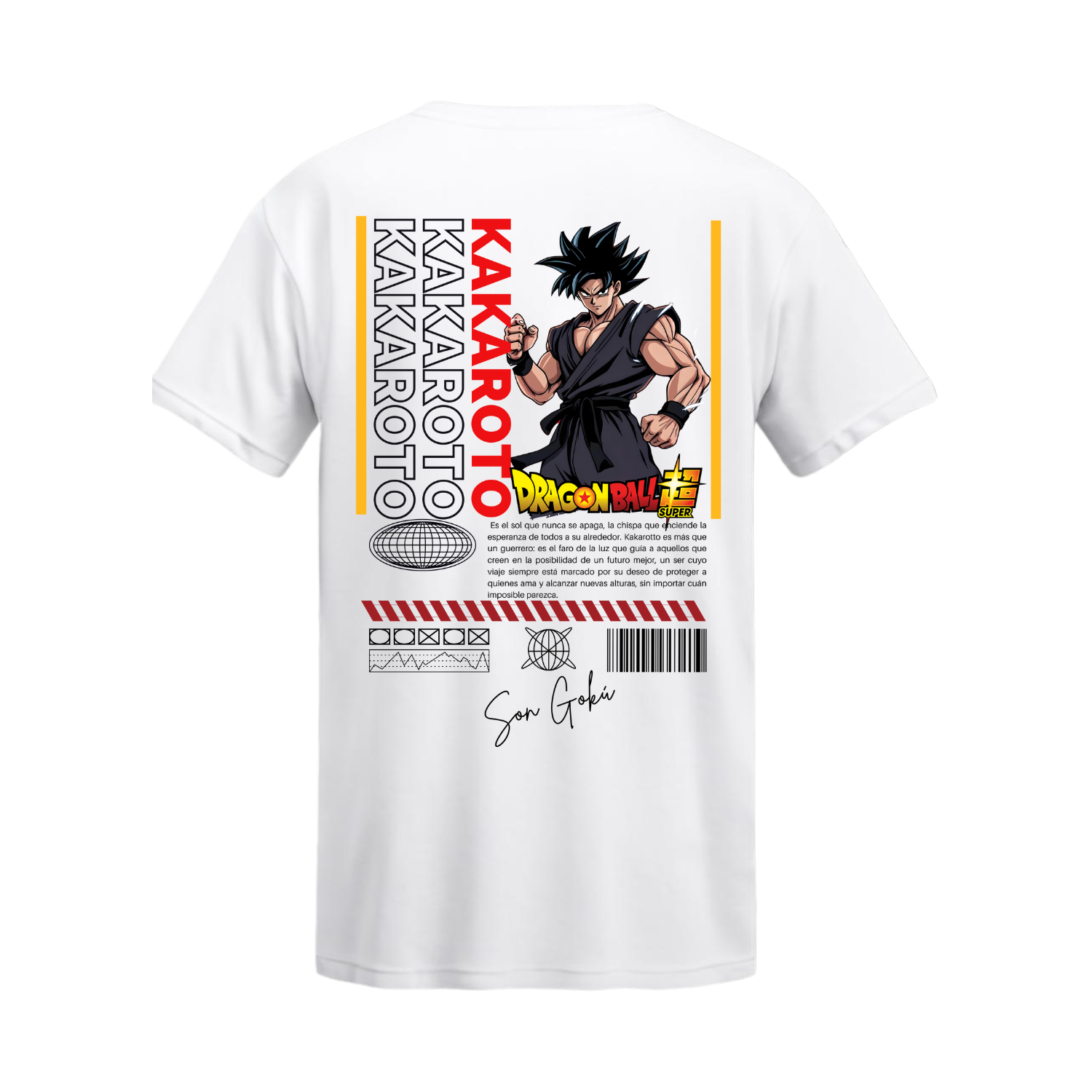 Polera Kakaroto Stealth Warrior – Dragon Ball Super