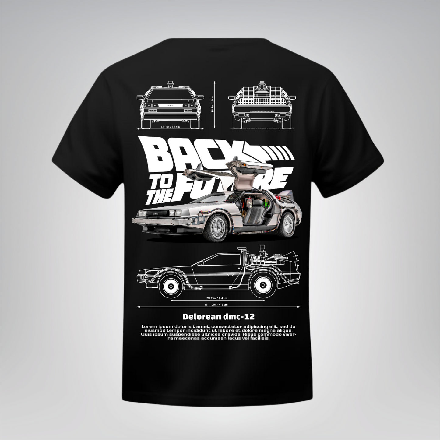 Polera DeLorean – Volver al Futuro