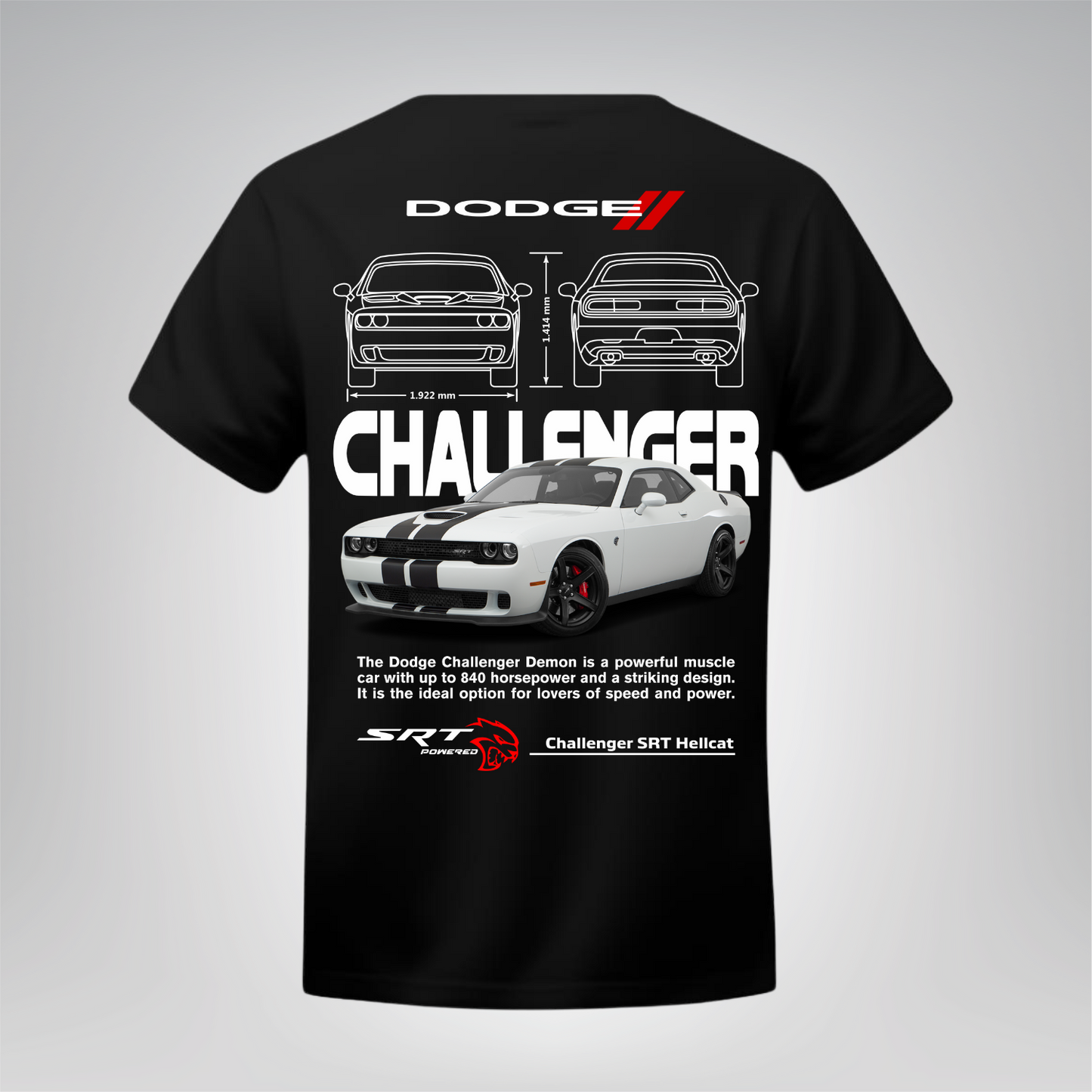 Polera Challenger SRT Hellcat – Dodge