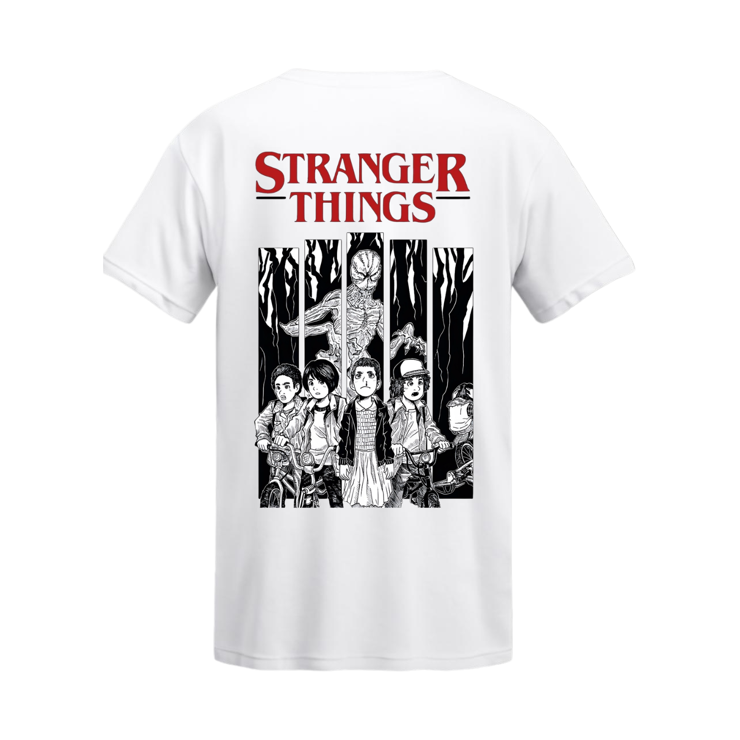Polera Hawkins Squad Manga Edition – Stranger Things