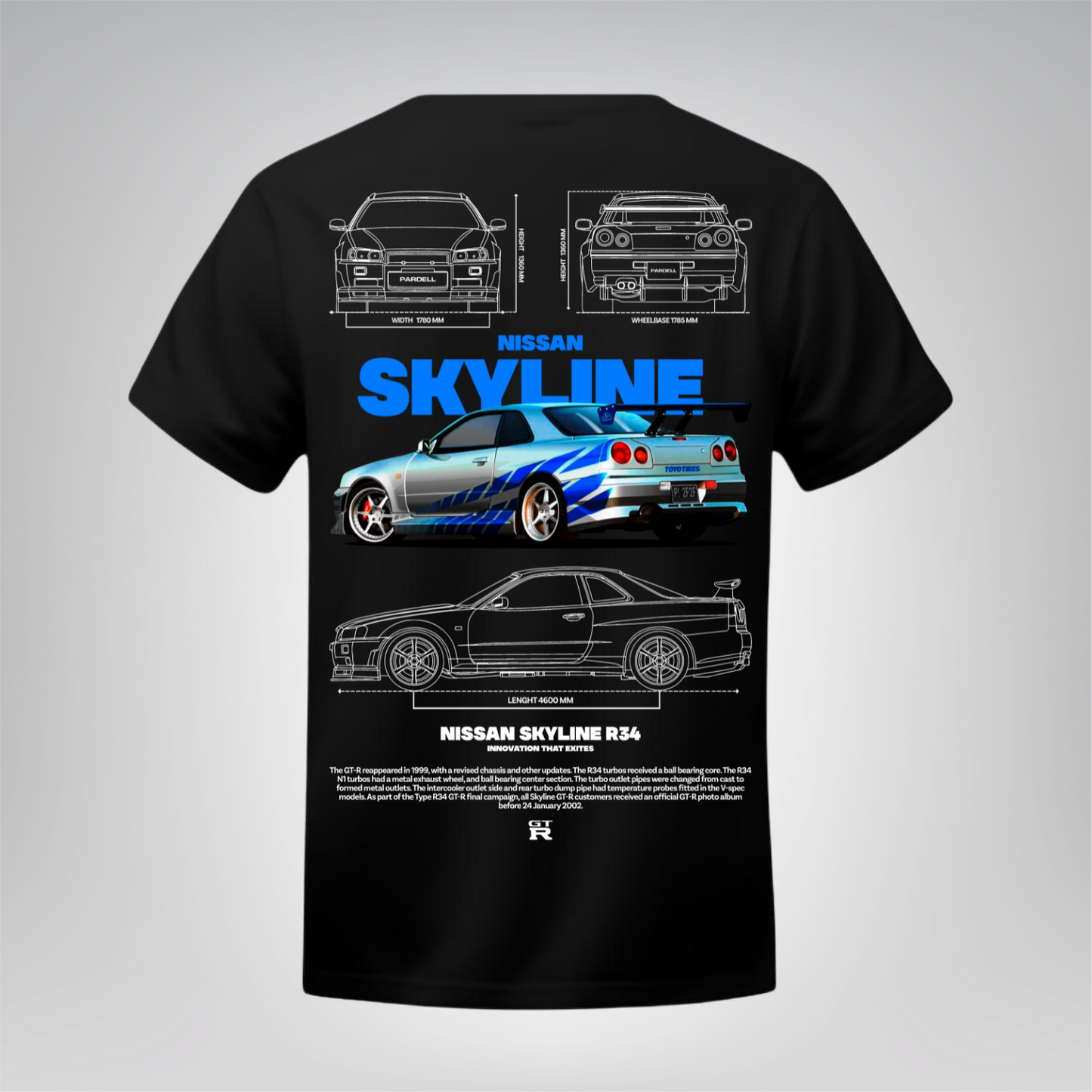 Polera Skyline R34 – Nissan