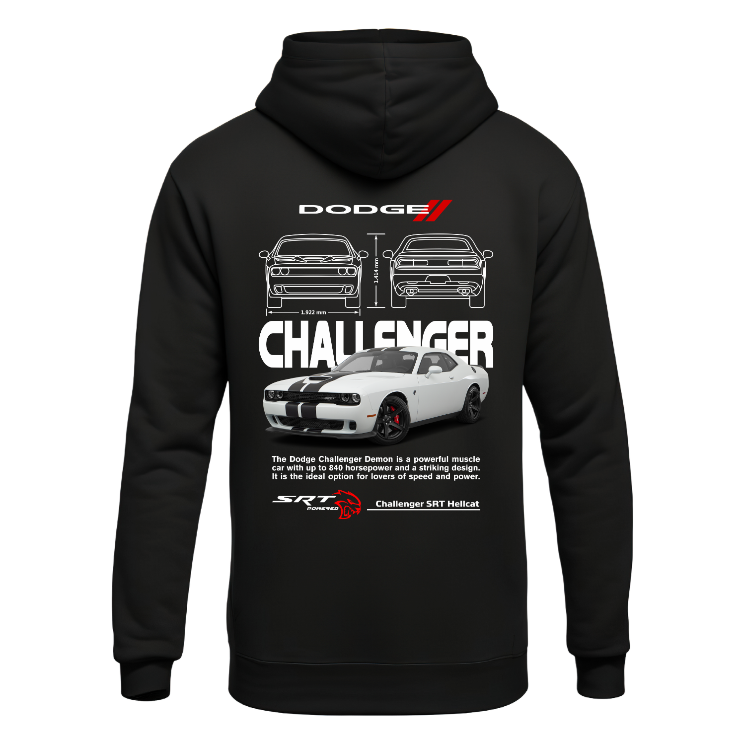Polerón Dodge Challenger – SRT Hellcat