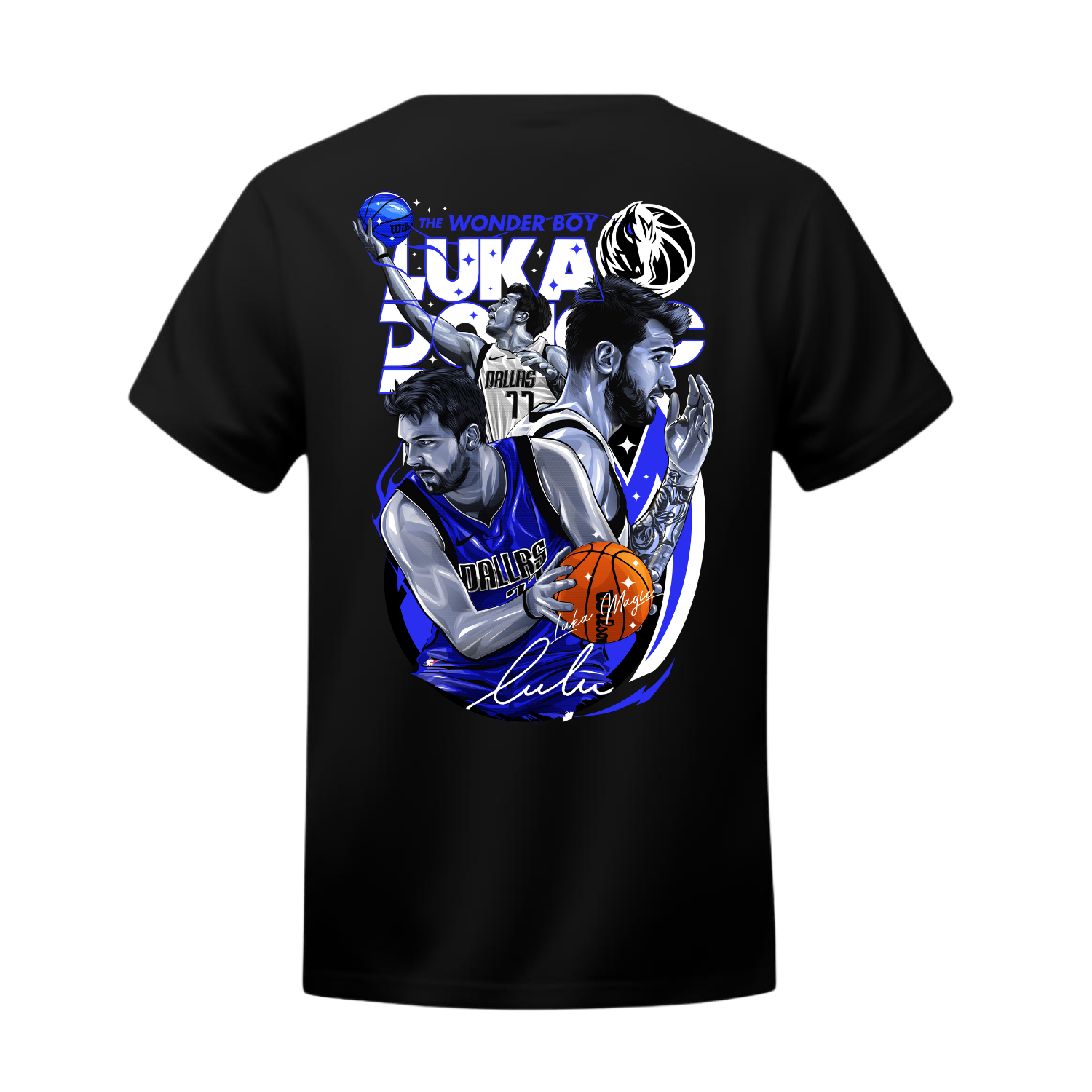 Polera Luka Dončić "The Wonder Boy" – Dallas Mavericks