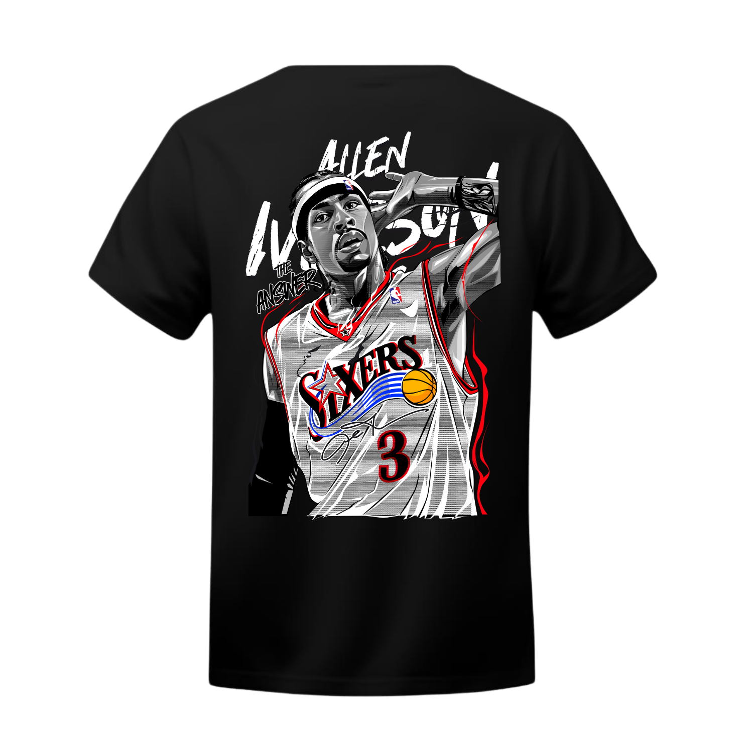 Polera Iverson The Legend – Philadelphia 76ers