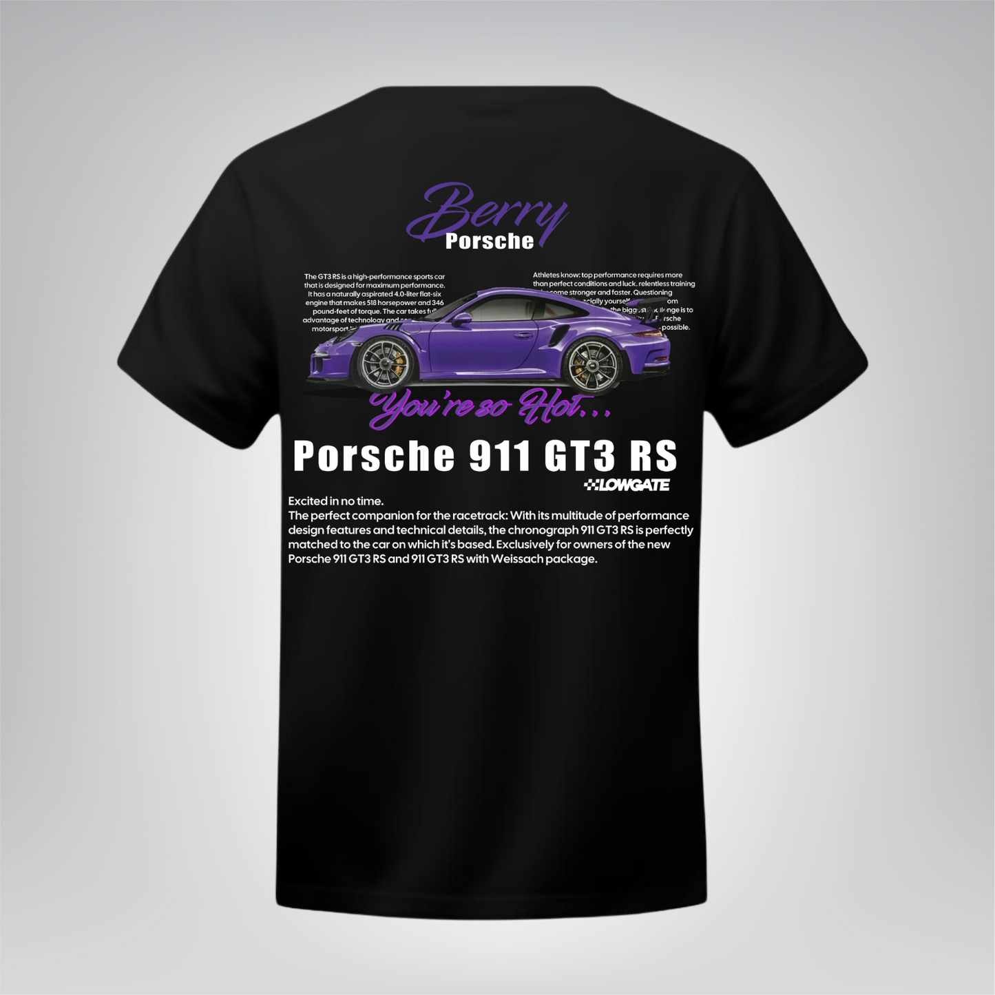 Polera Berry Porsche 911 GT3 RS – Porsche