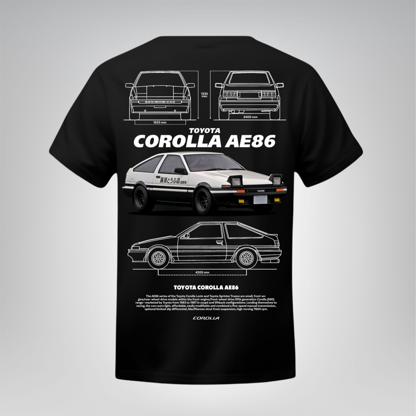 Polera Corolla AE86 – Toyota