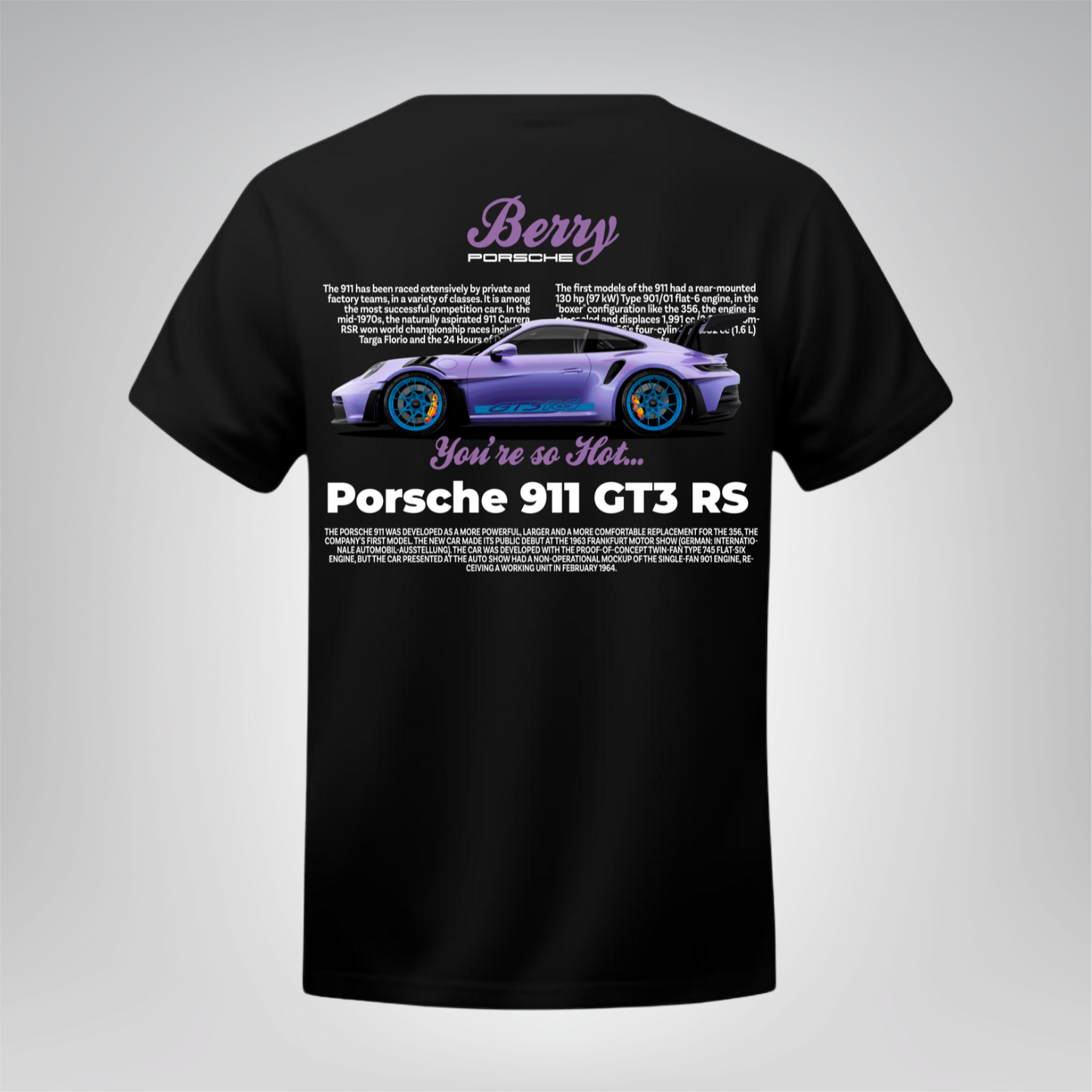 Polera Porsche 911 GT3 RS – Berry Edition