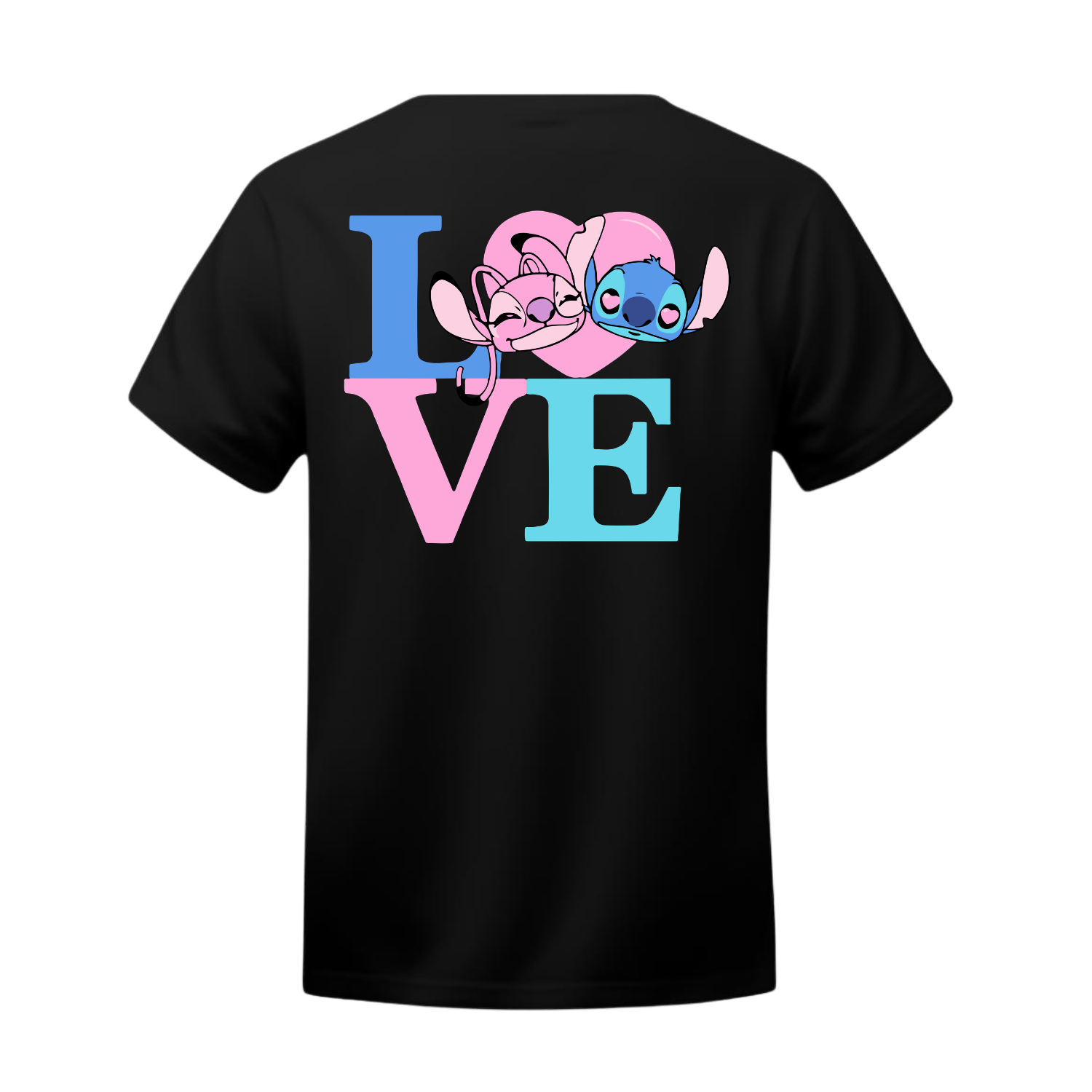 Polera Stitch & Angel Pop Love – Lilo & Stitch