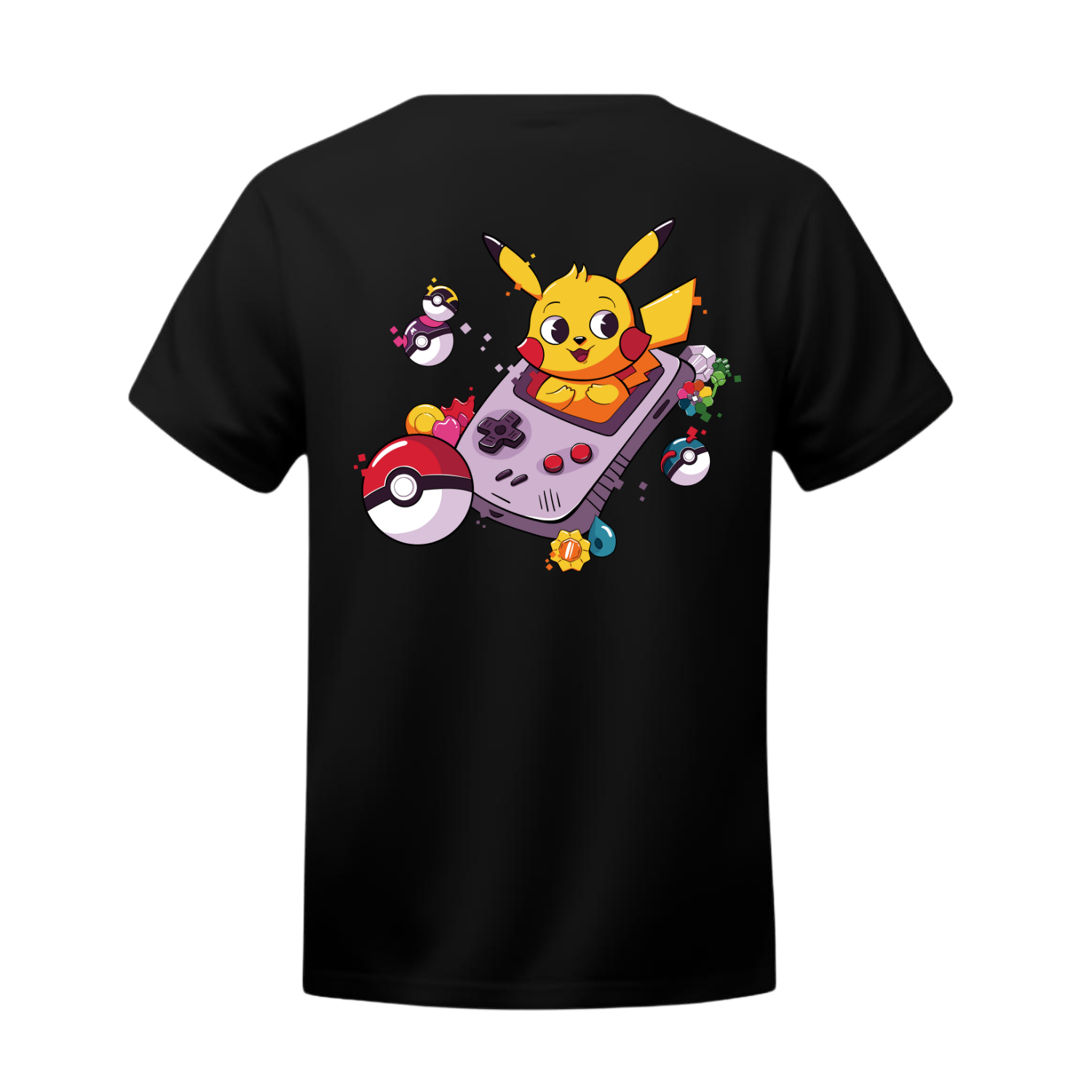 Polera Pikachu Retro Gamer – Pokémon
