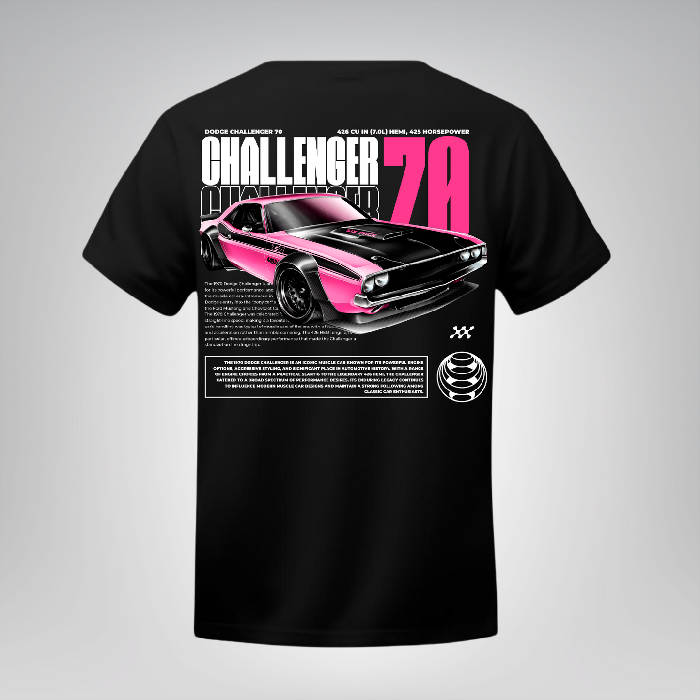 Polera Dodge Challenger 70 – Muscle Car Edition