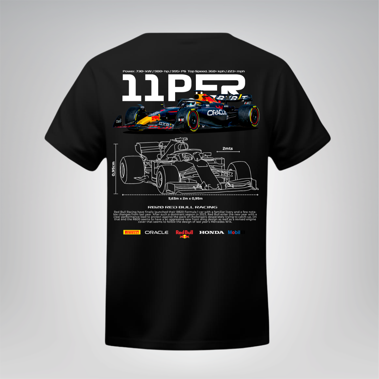 Polera 11PER – Red Bull