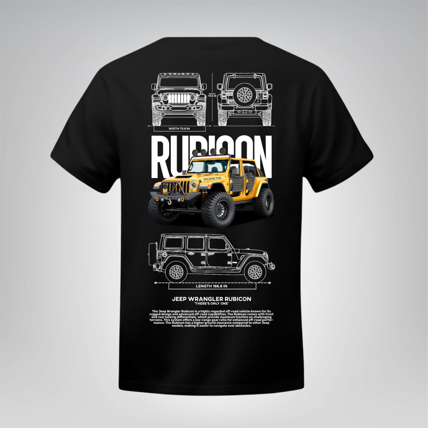 Polera Jeep Wrangler Rubicon – Off-Road Blueprint