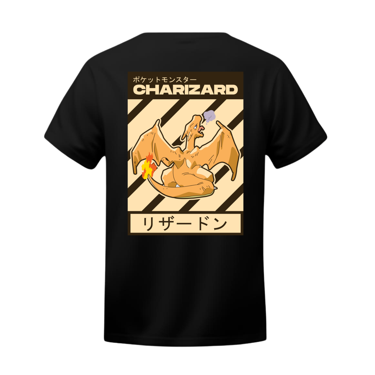 Polera Charizard Retro Kanji – Pokémon