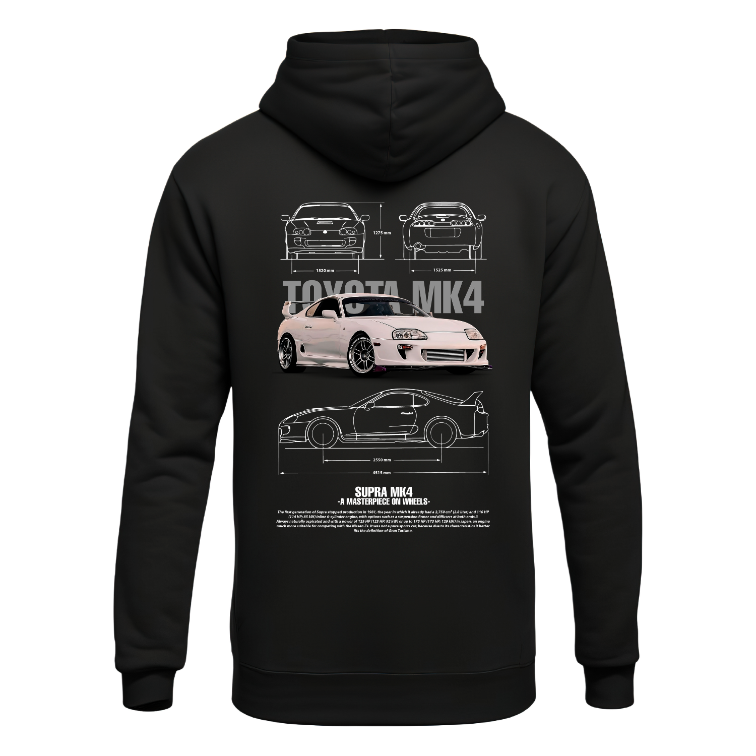 Polerón Toyota Supra MK4 Blueprint – Toyota