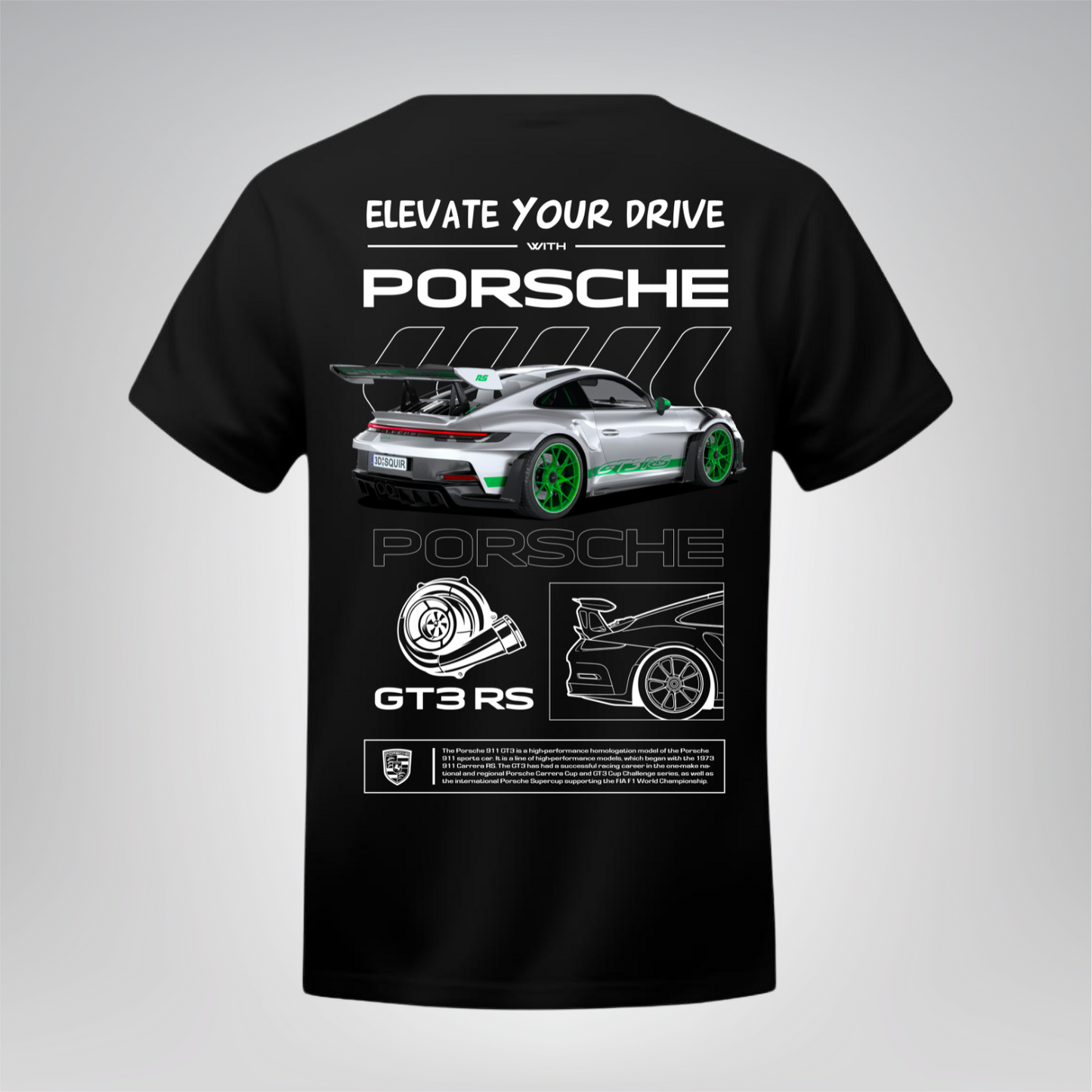 Polera Porsche 911 GT3 RS – Green Edition