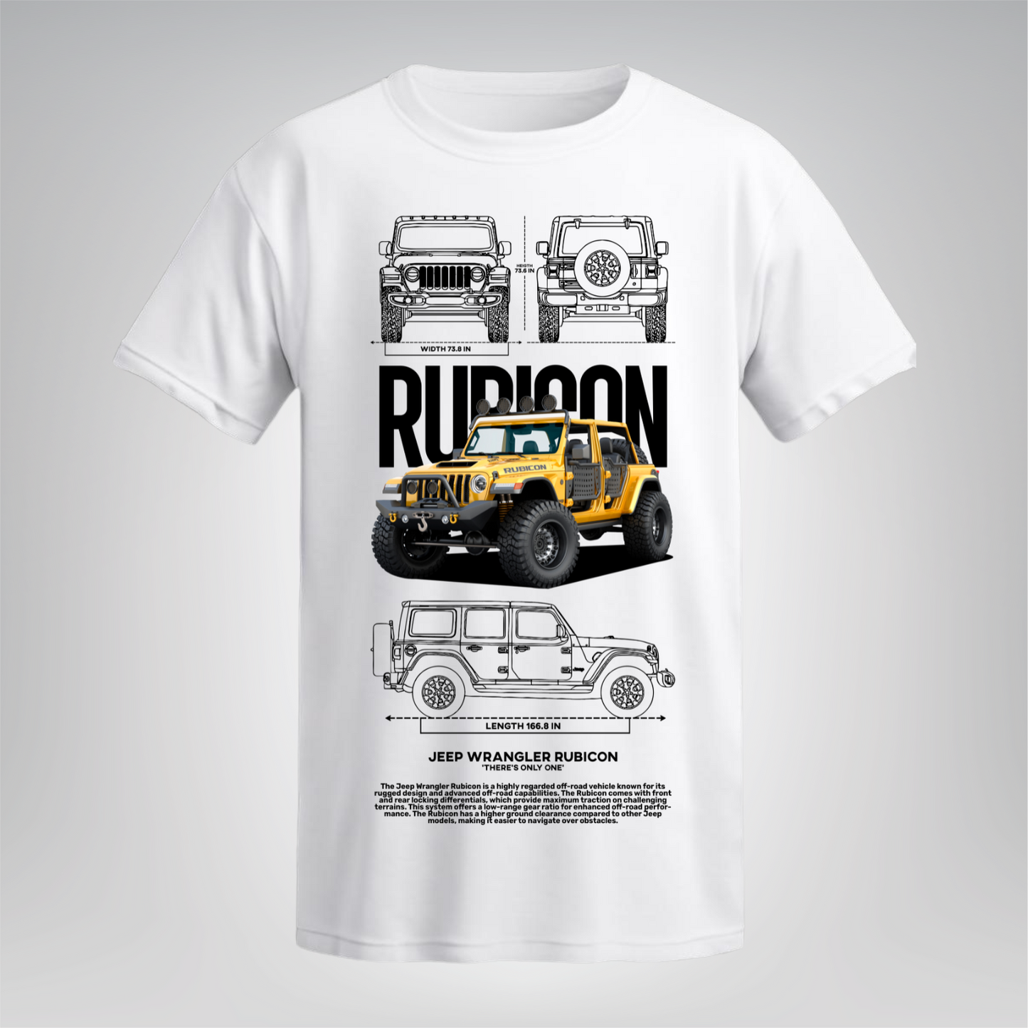 Polera Jeep Wrangler Rubicon – Off-Road Blueprint