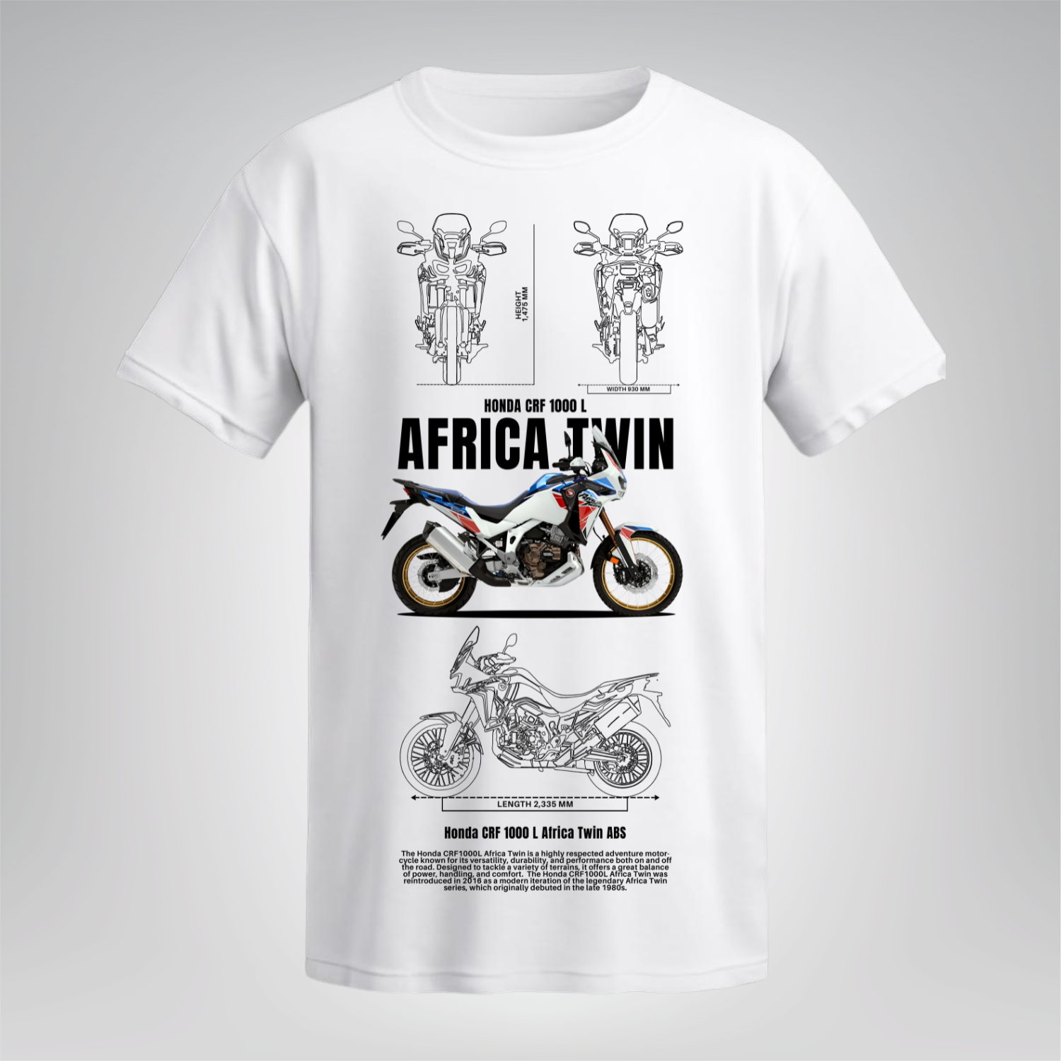 Polera Africa Twin – Honda