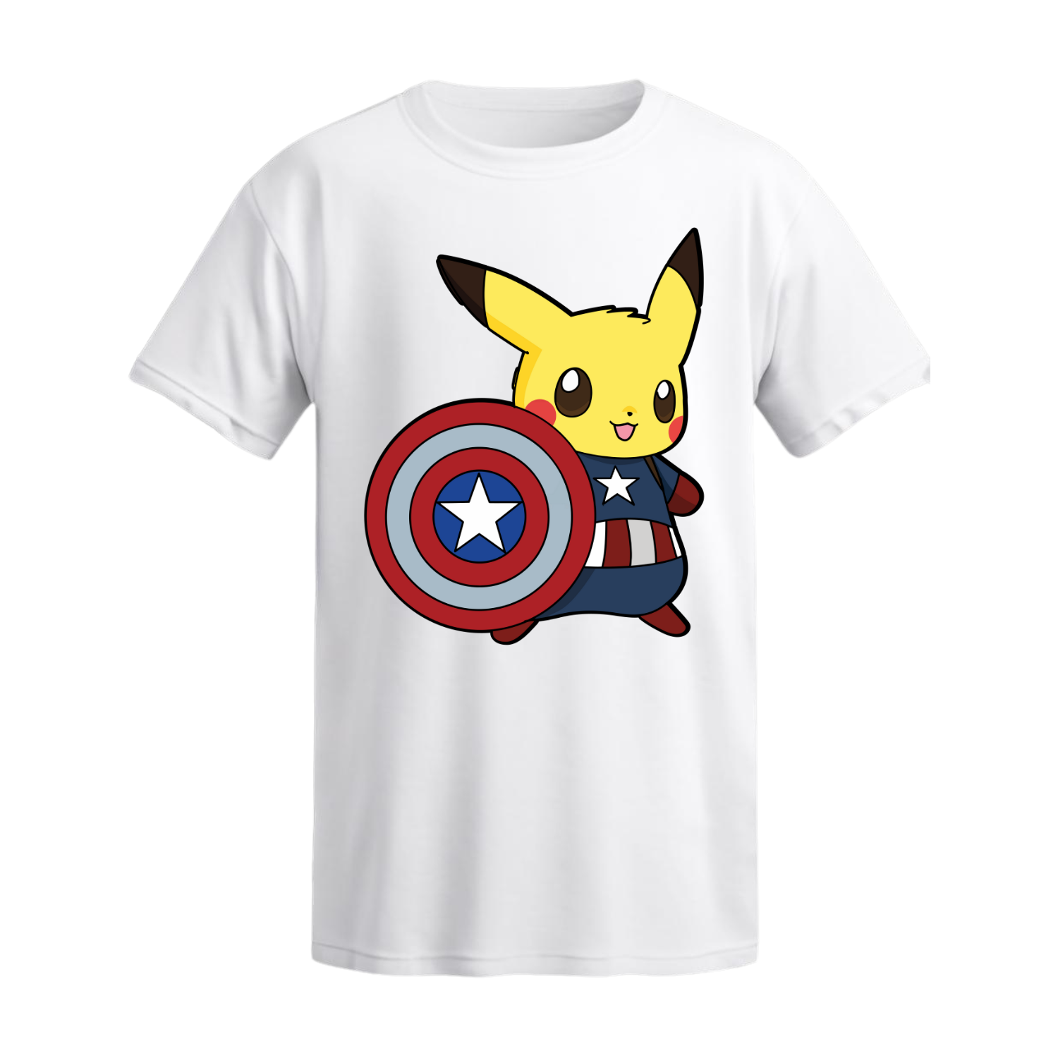 Polera Pikachu Cap – Pokémon x Marvel