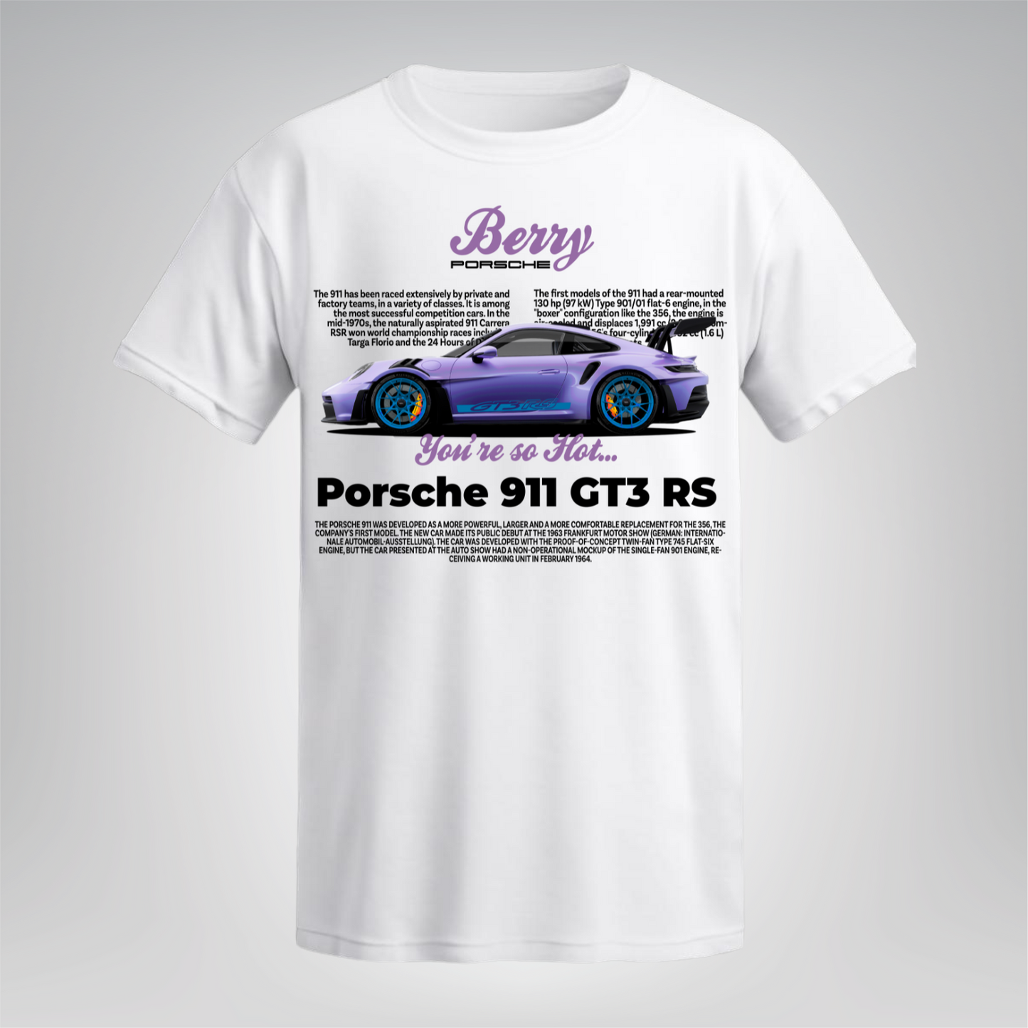 Polera Porsche 911 GT3 RS – Berry Edition