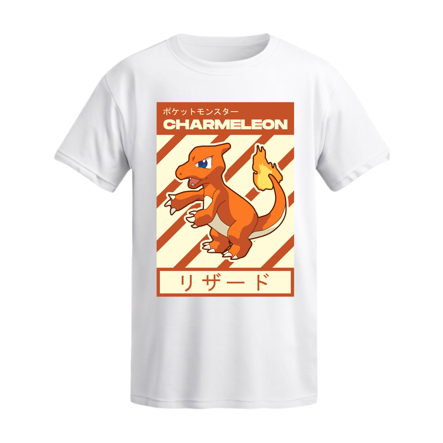 Polera Charmeleon Retro Kanji – Pokémon