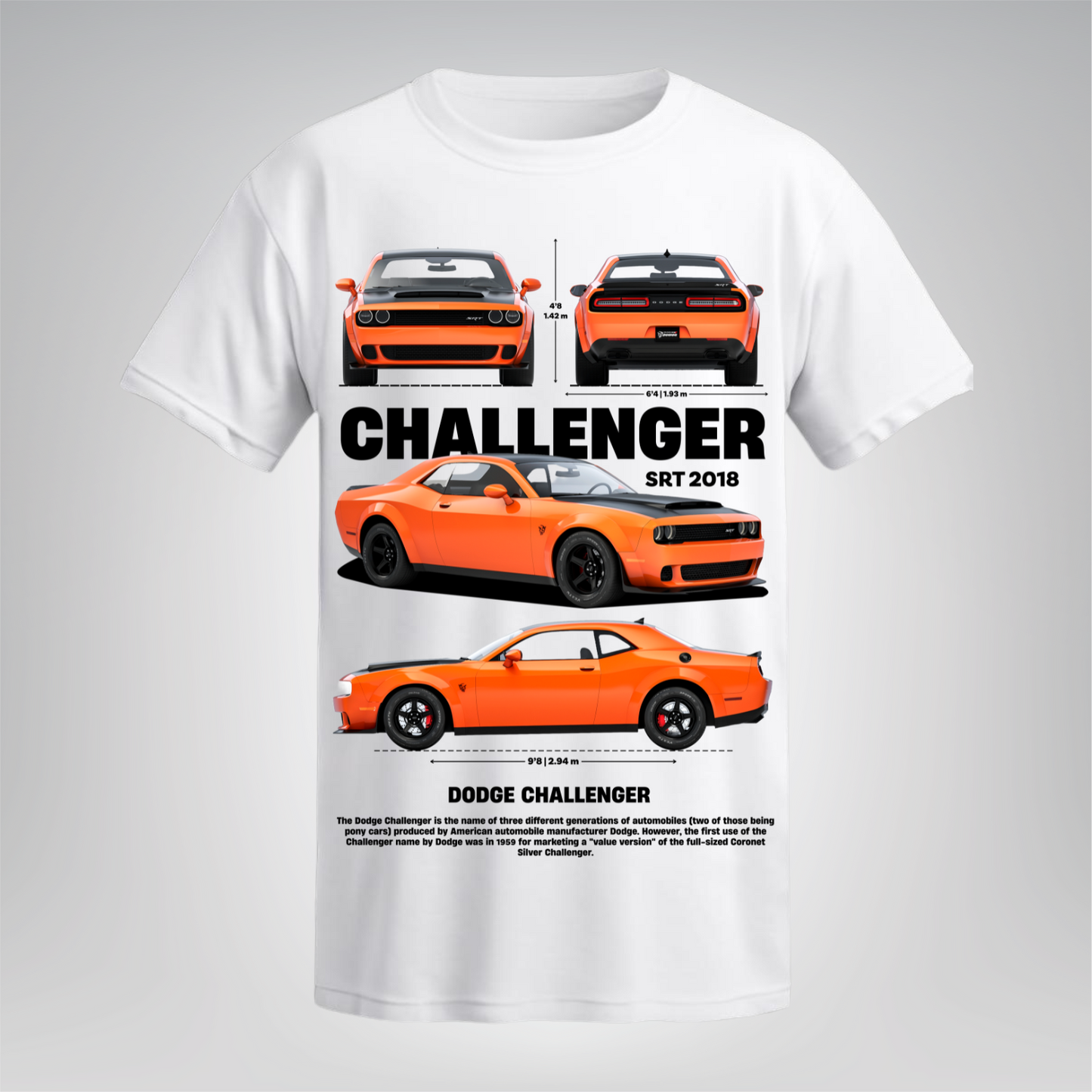 Polera Challenger SRT 2018 – Dodge