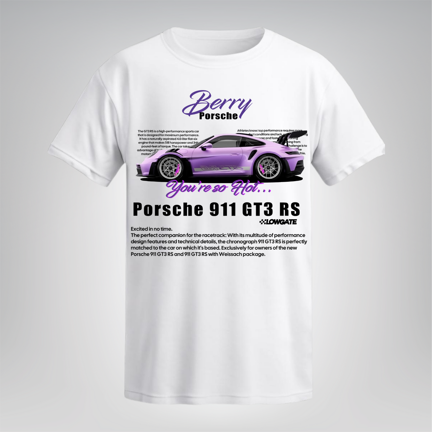 Polera Berry Porsche 911 GT3 RS – Porsche