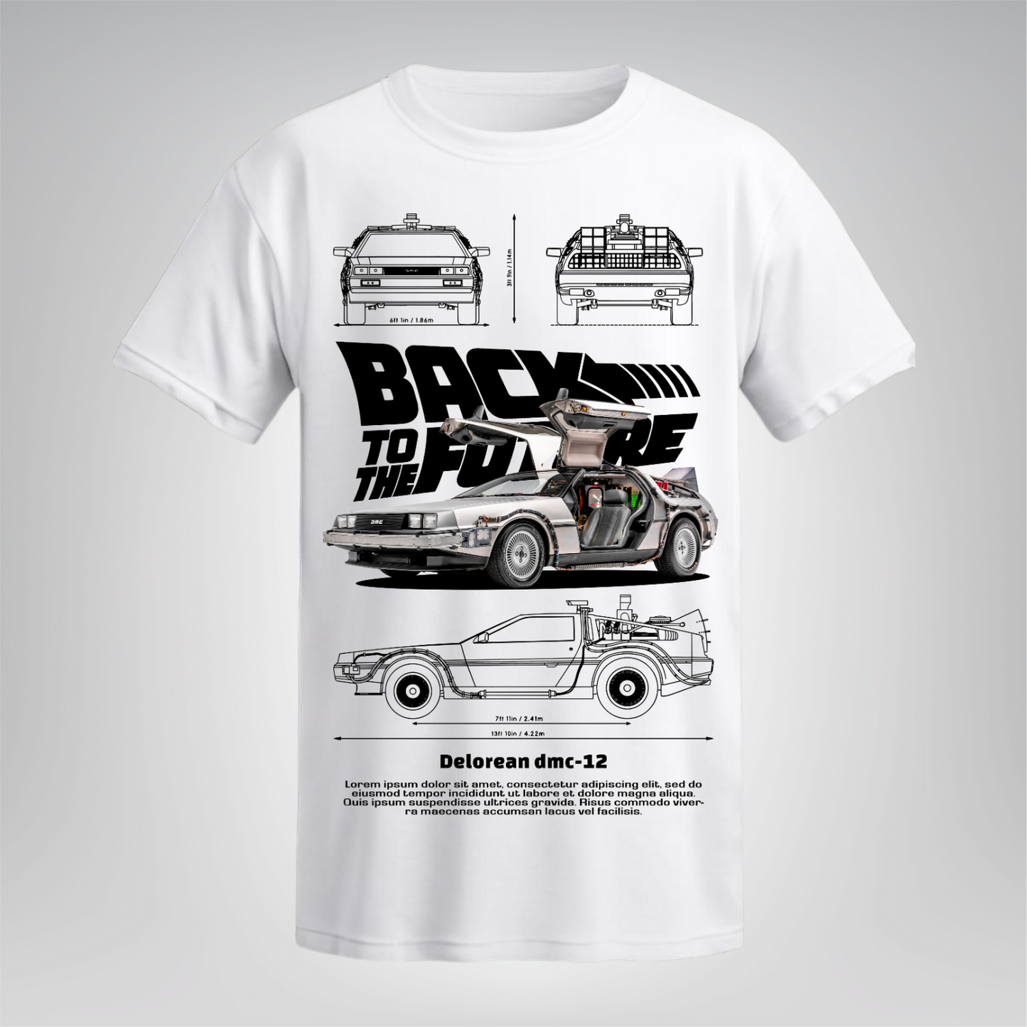 Polera DeLorean – Volver al Futuro