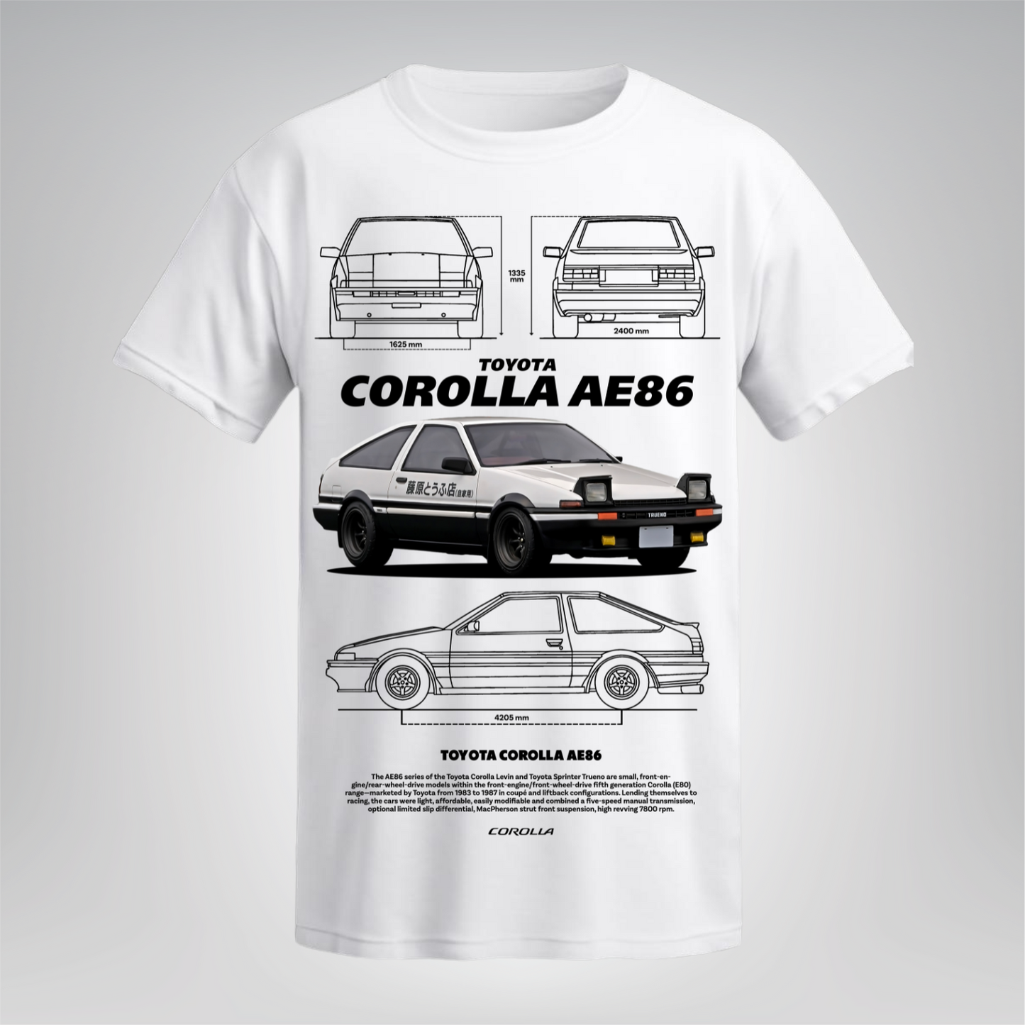 Polera Corolla AE86 – Toyota