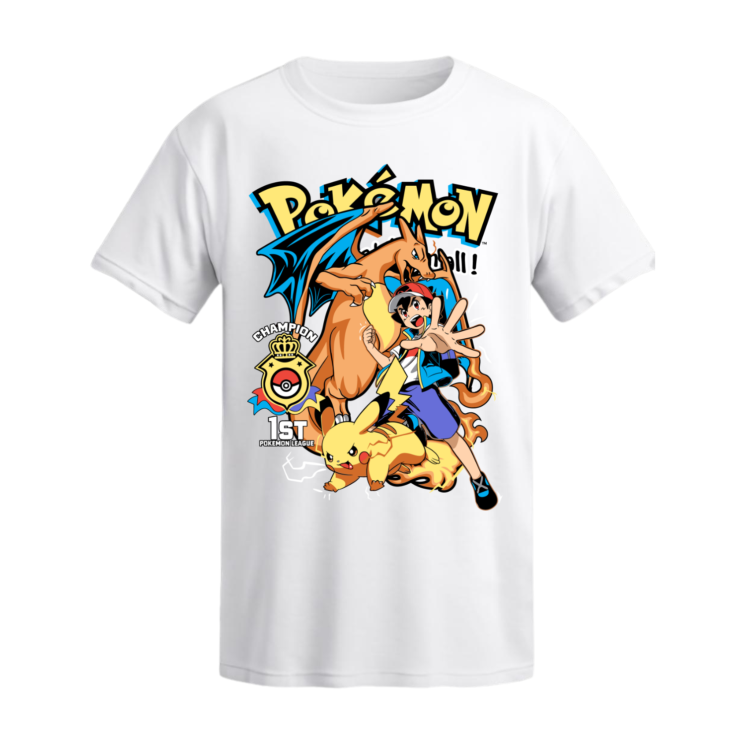 Polera Ash Campeón Legendario – Pokémon