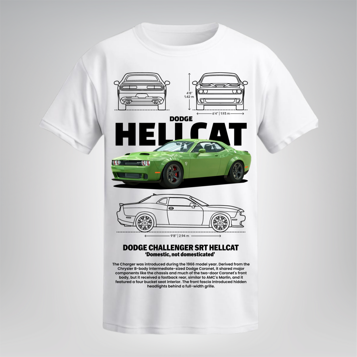 Polera Hellcat – Dodge Challenger