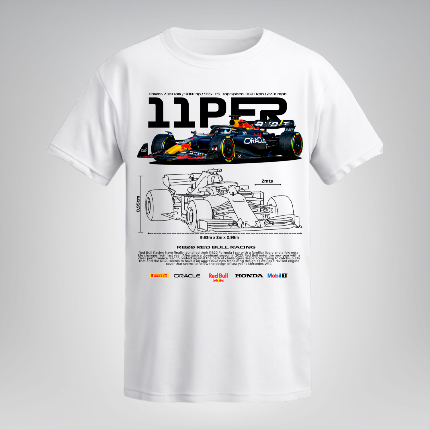 Polera 11PER – Red Bull