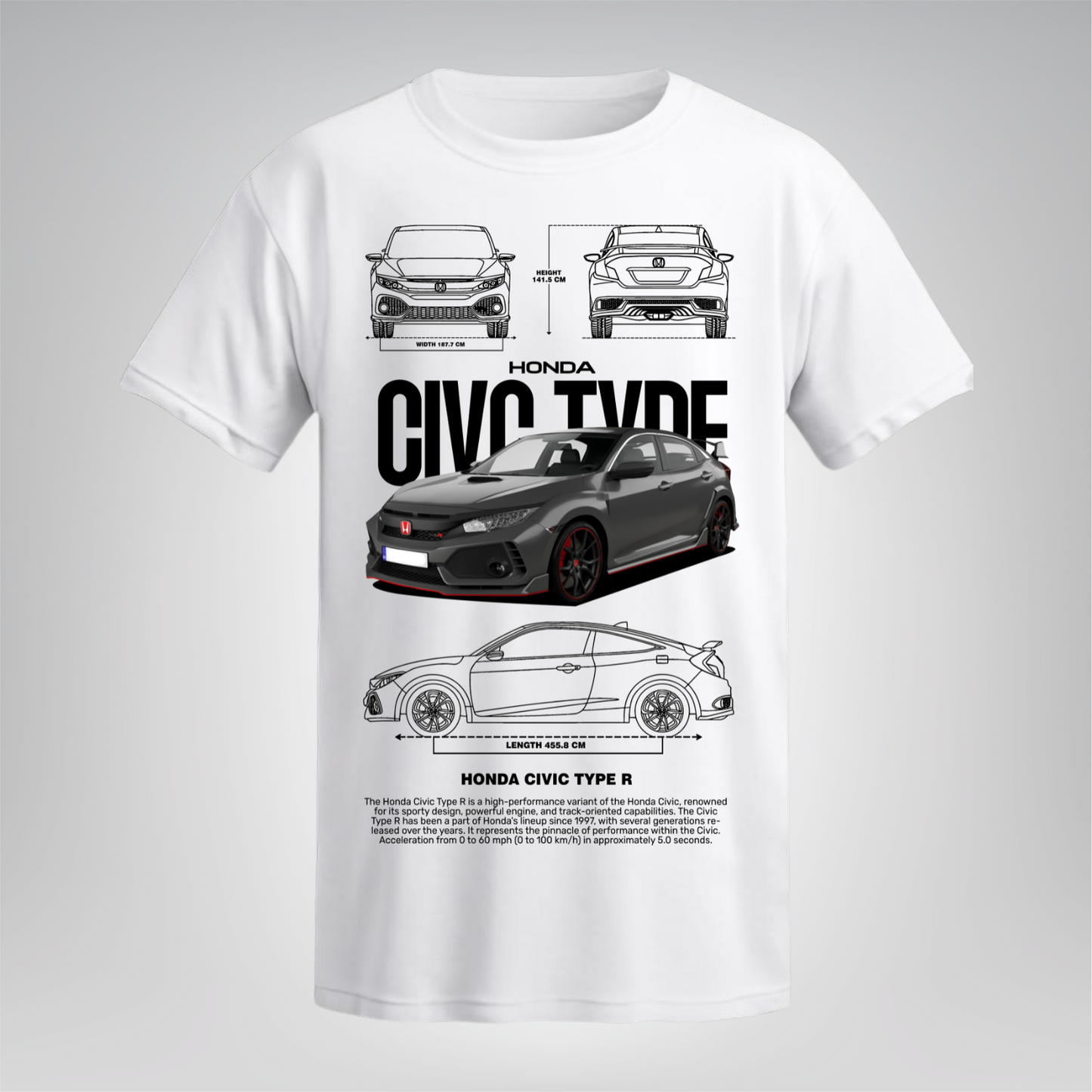 Polera Honda Civic Type R – JDM Legend